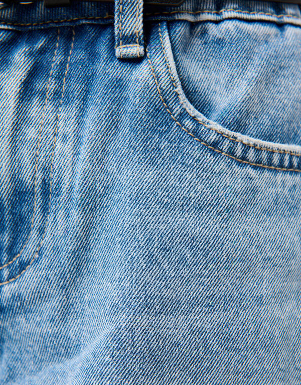 Parel Straight Fit Jeans Blauw SHOEBY GIRLS