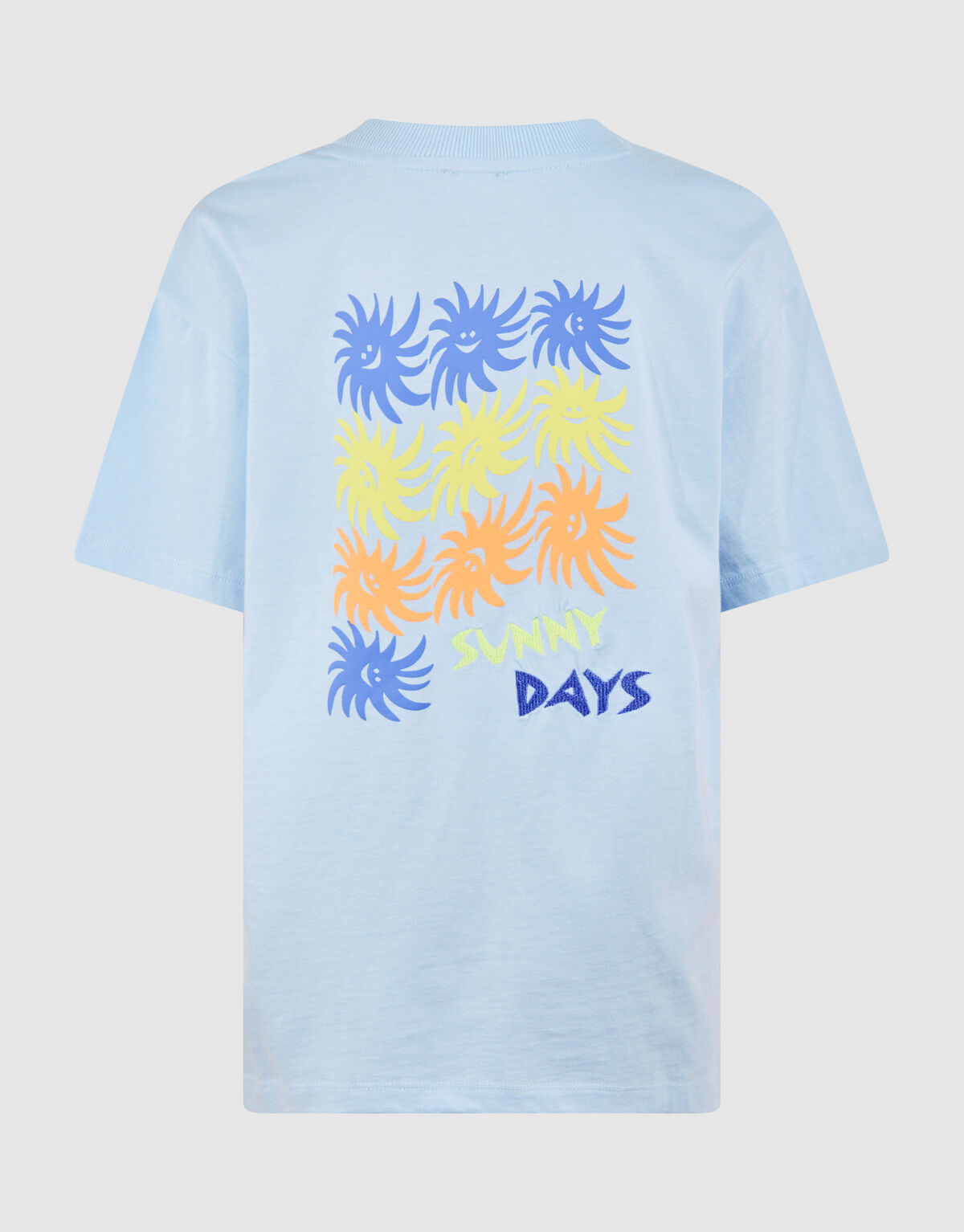 Sunny Days Artwork T-shirt Lichtblauw SHOEBY BOYS