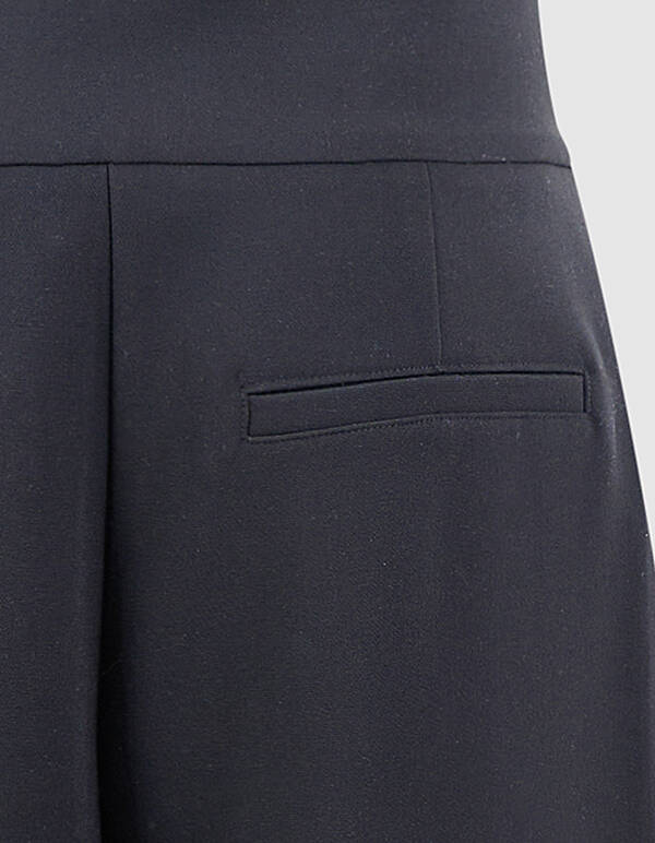 Extreme Pleat Barrel Fit Pantalon Zwart SHOEBY WOMEN