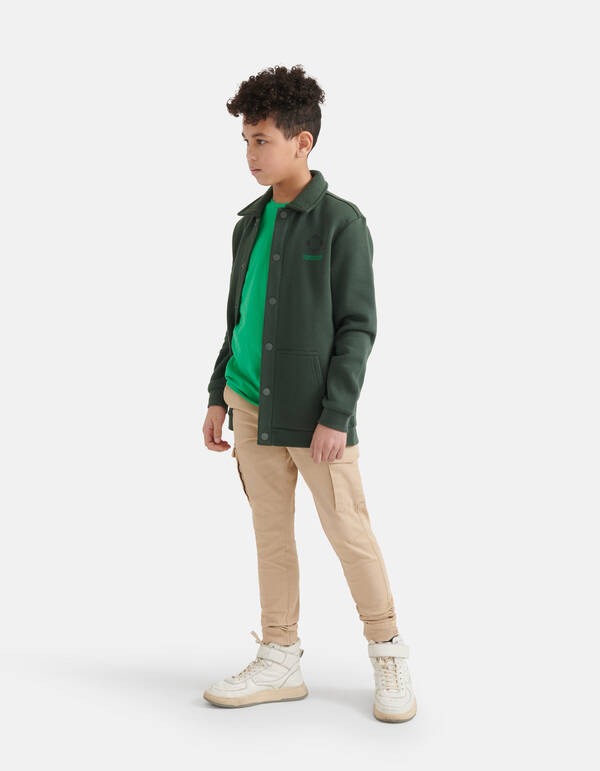 Printed Vest Donkergroen SHOEBY BOYS