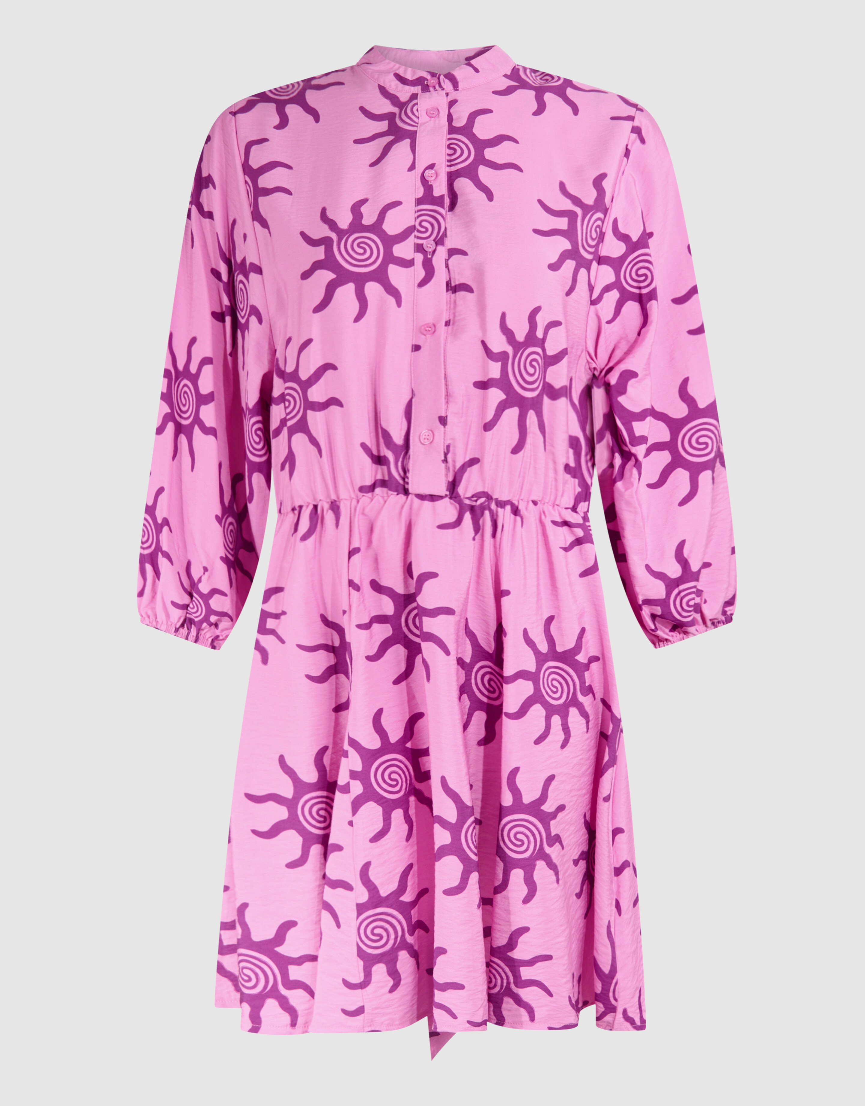 Printed Mini Jurk Lichtroze SHOEBY WOMEN