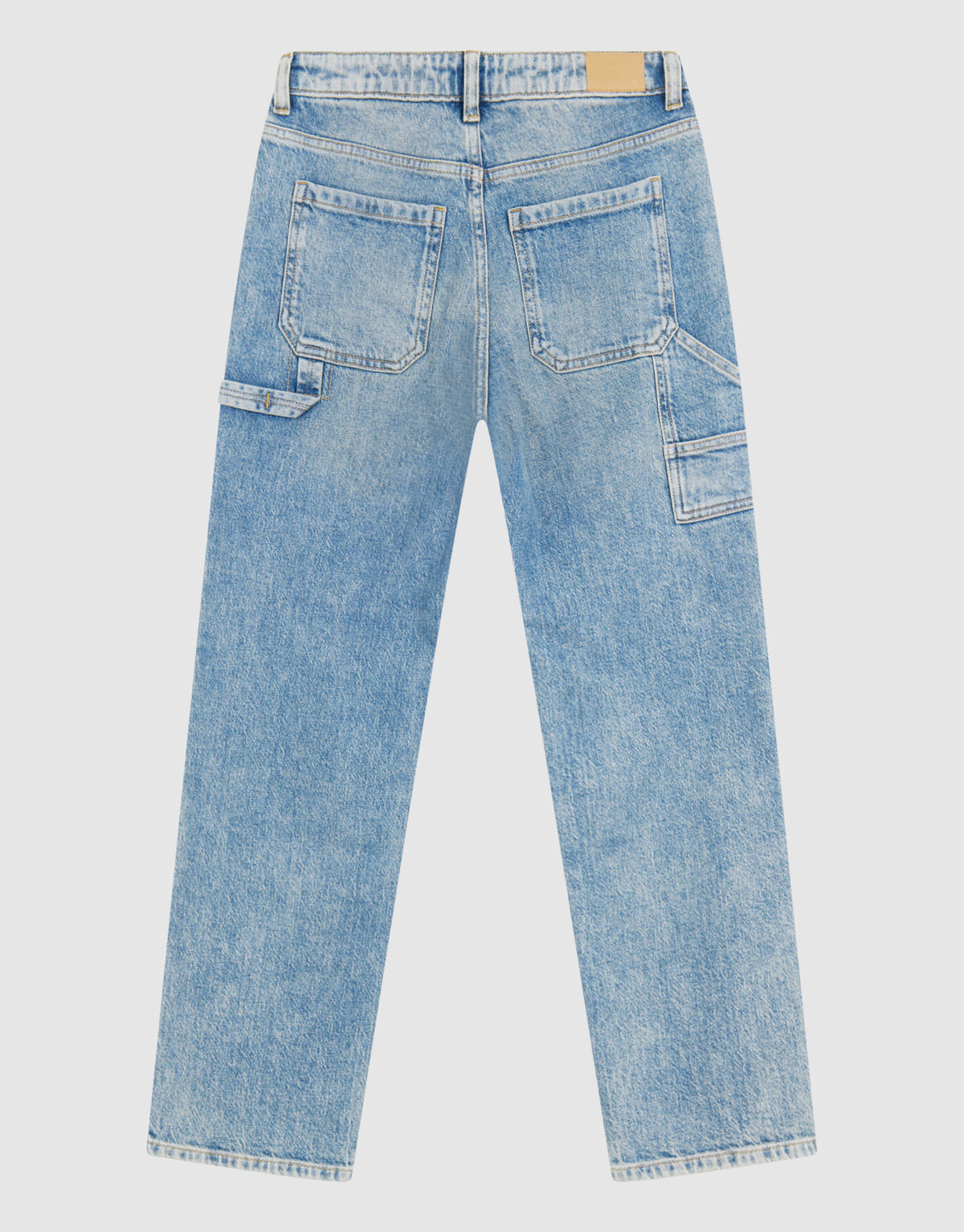 Carpenter Straight Fit Jeans Blauw SHOEBY BOYS