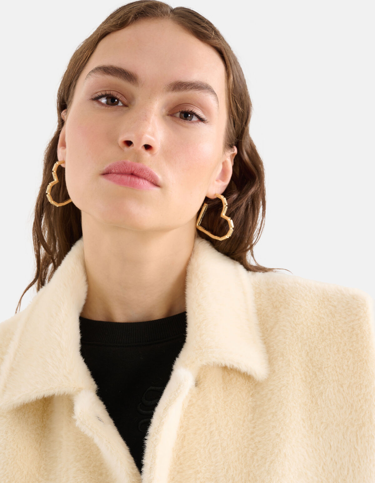 Multi Strass Hartjes Oorbellen Goud SHOEBY ACCESSOIRES