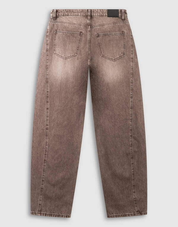 Barrel Fit Jeans Bruin SHOEBY WOMEN
