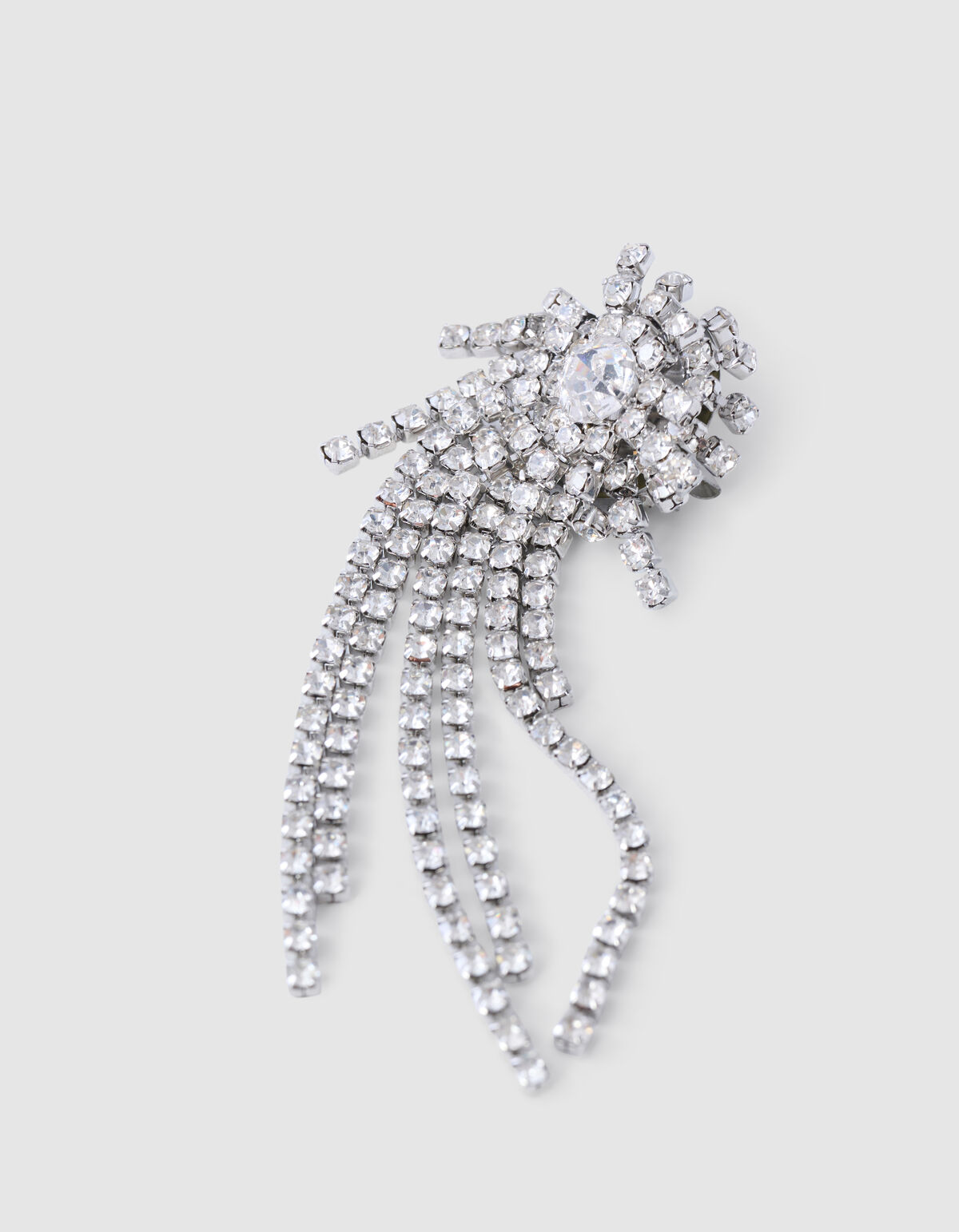 Strass Ster Broche Zilver SHOEBY ACCESSOIRES