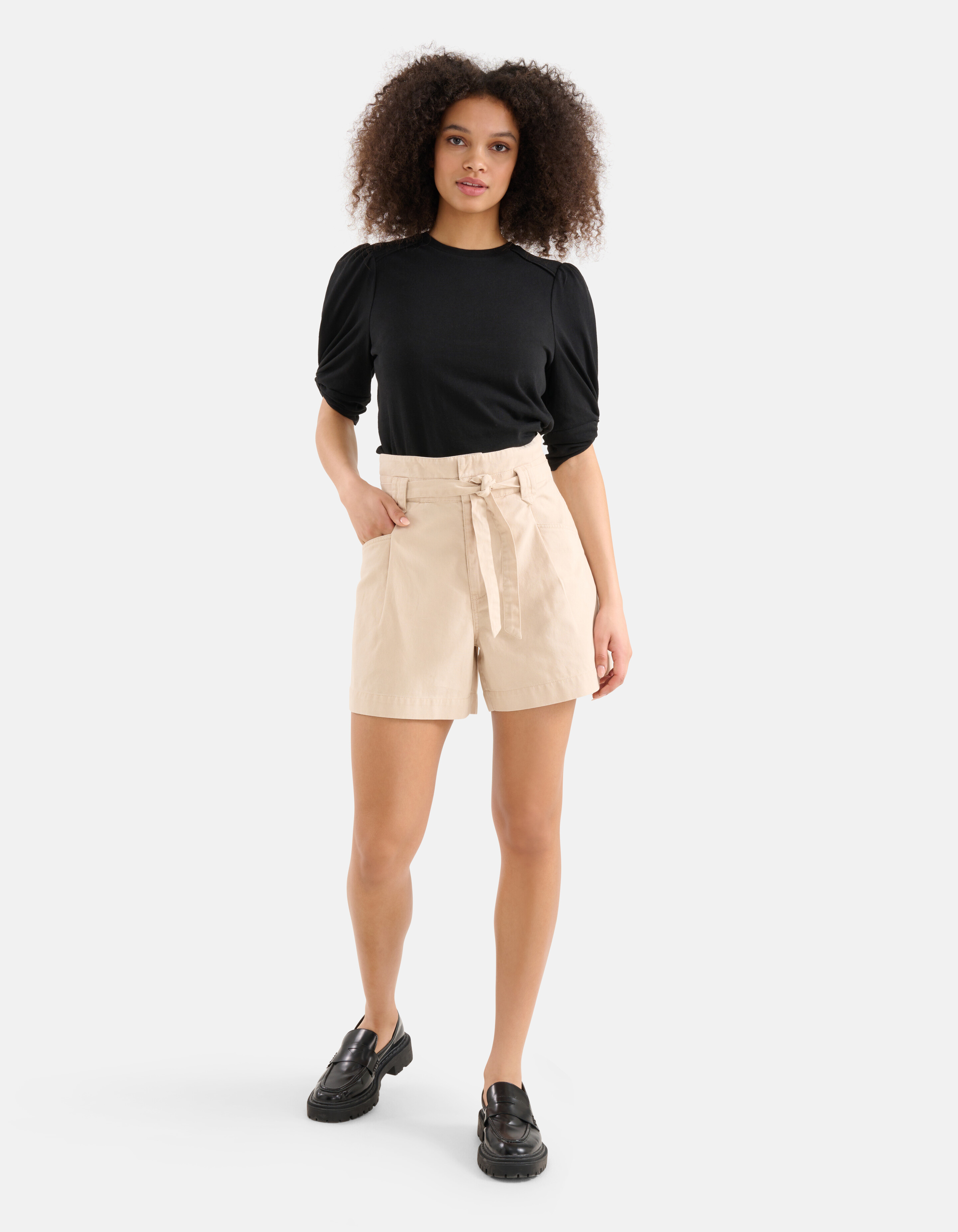 Knot T-shirt Zwart SHOEBY WOMEN