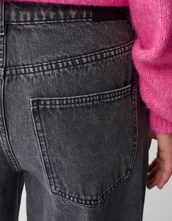 Studs Barrel Fit Jeans Grijs SHOEBY WOMEN