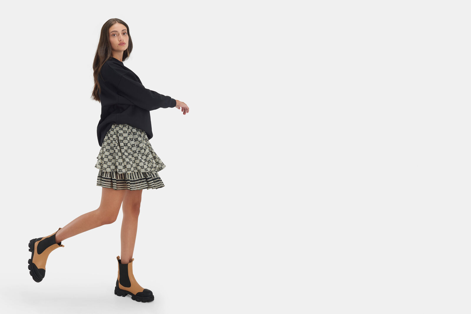 Queen Ruffle Rok