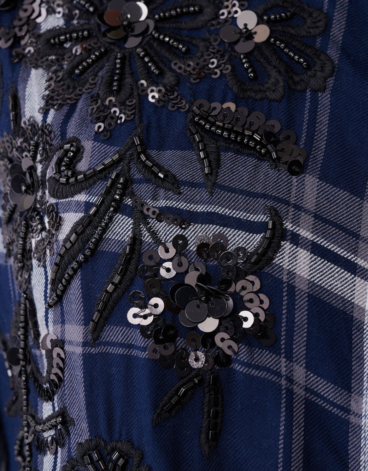 Ruiten Beads Blouse Donkerblauw By Mieke SHOEBY WOMEN