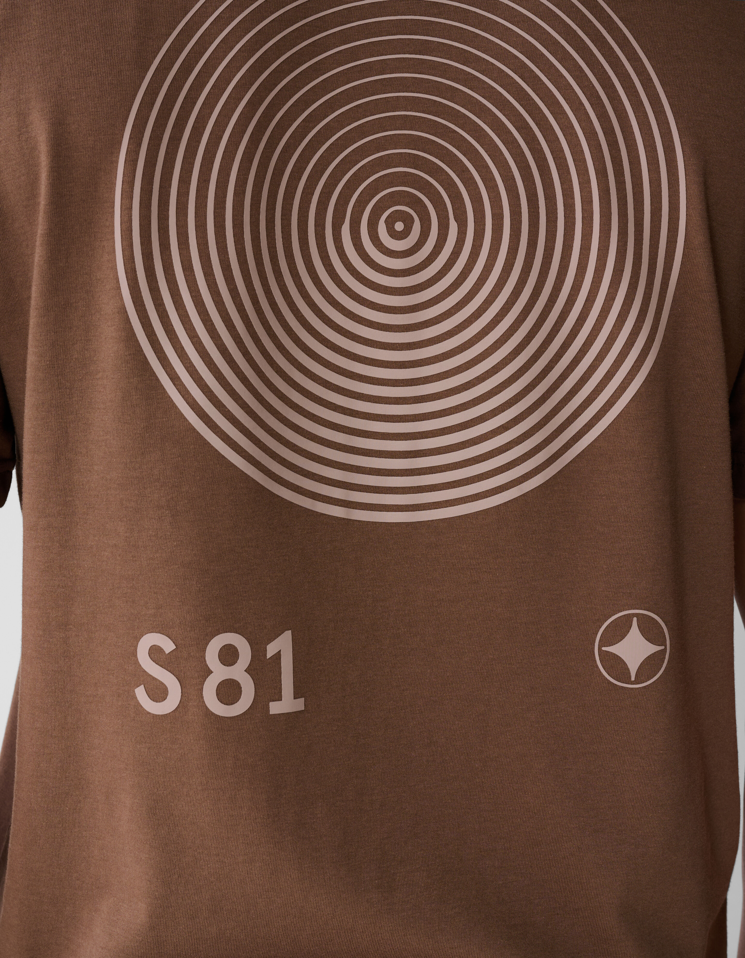 Logo Circle Artwork T-shirt Bruin SHOEBY MEN