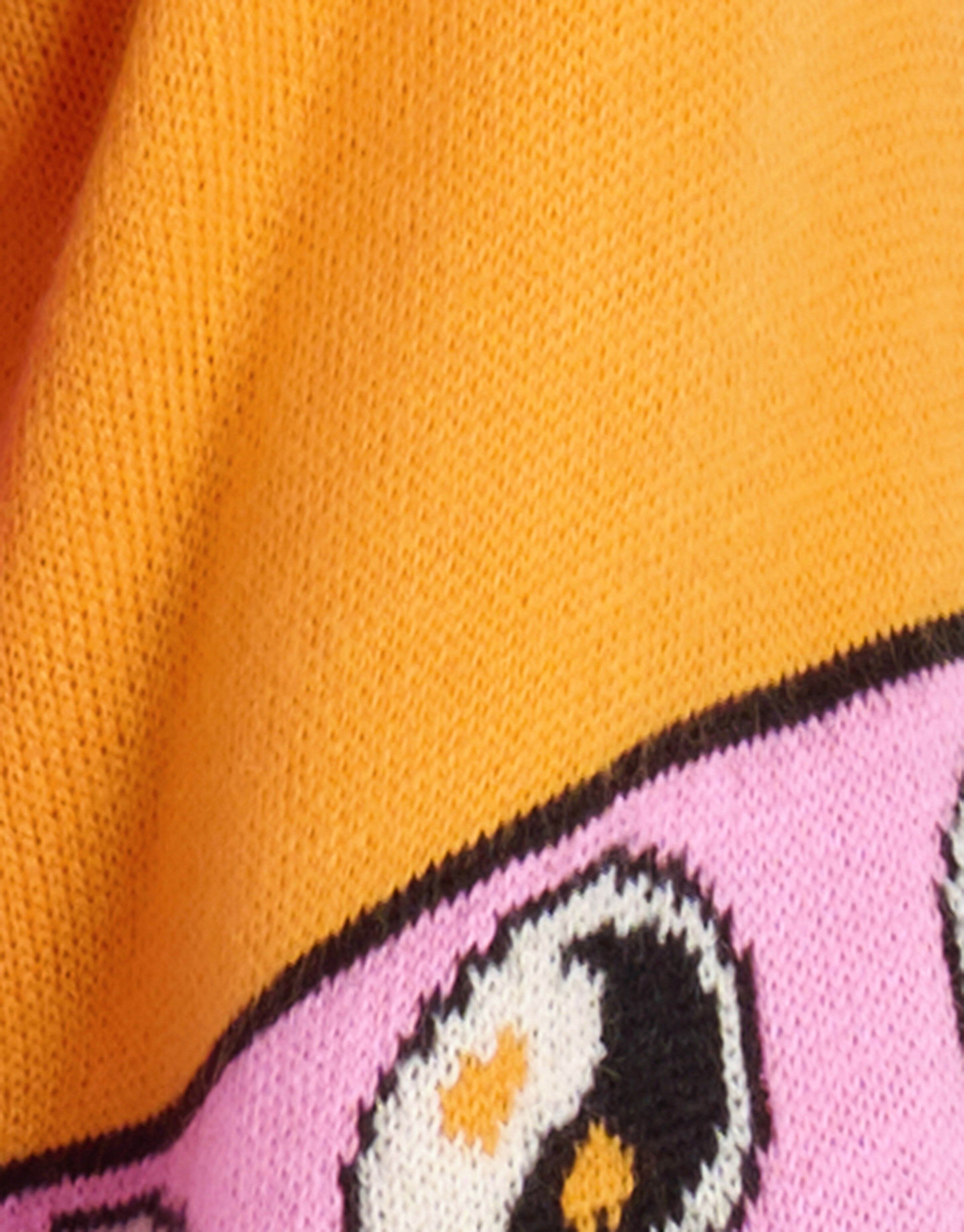 Grafisch Vest Oranje SHOEBY GIRLS