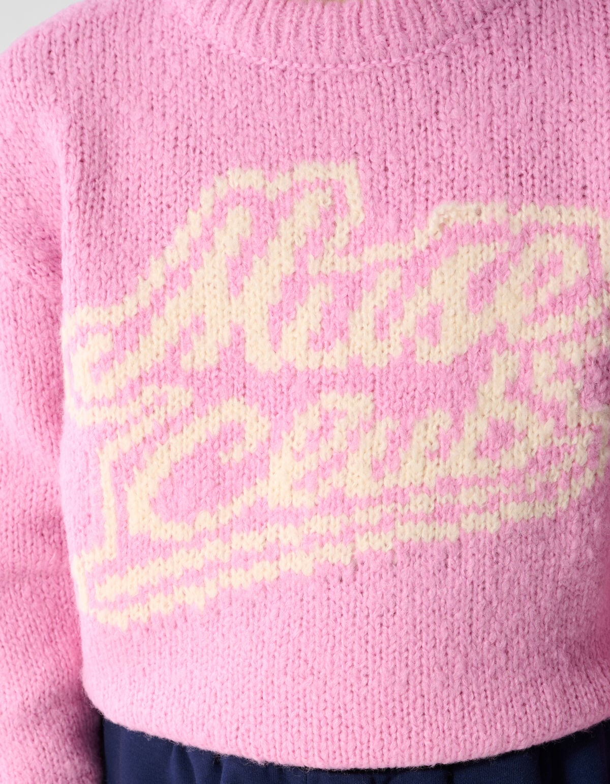 Artwork Gebreide Trui Roze SHOEBY GIRLS