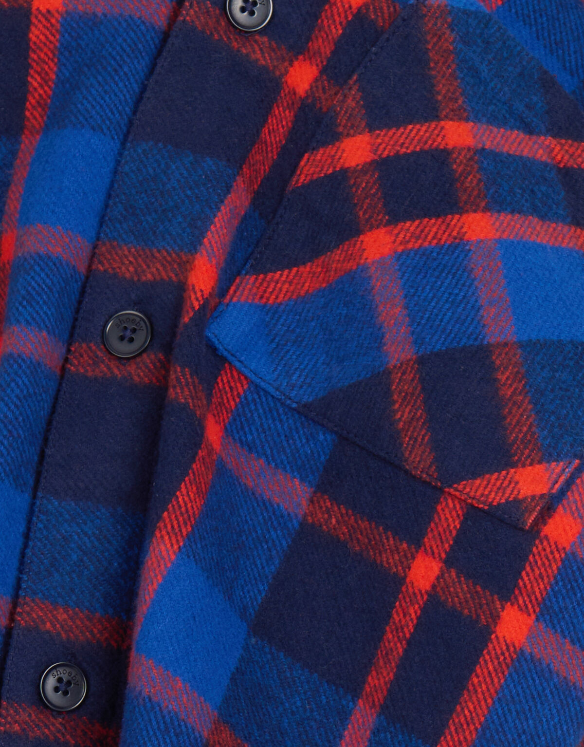 Ruiten Overshirt Blauw SHOEBY BOYS