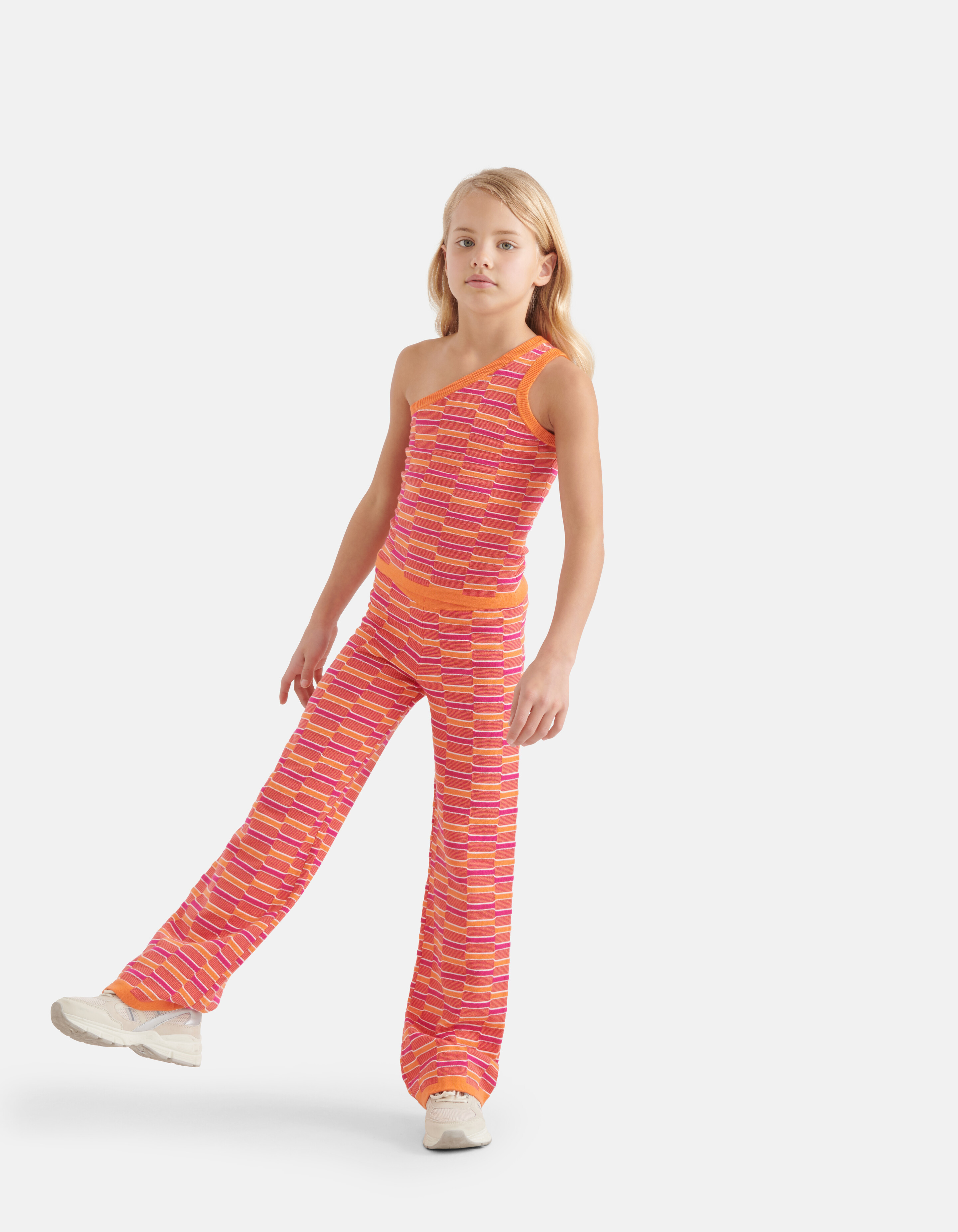 Wide Leg Broek Roze SHOEBY GIRLS