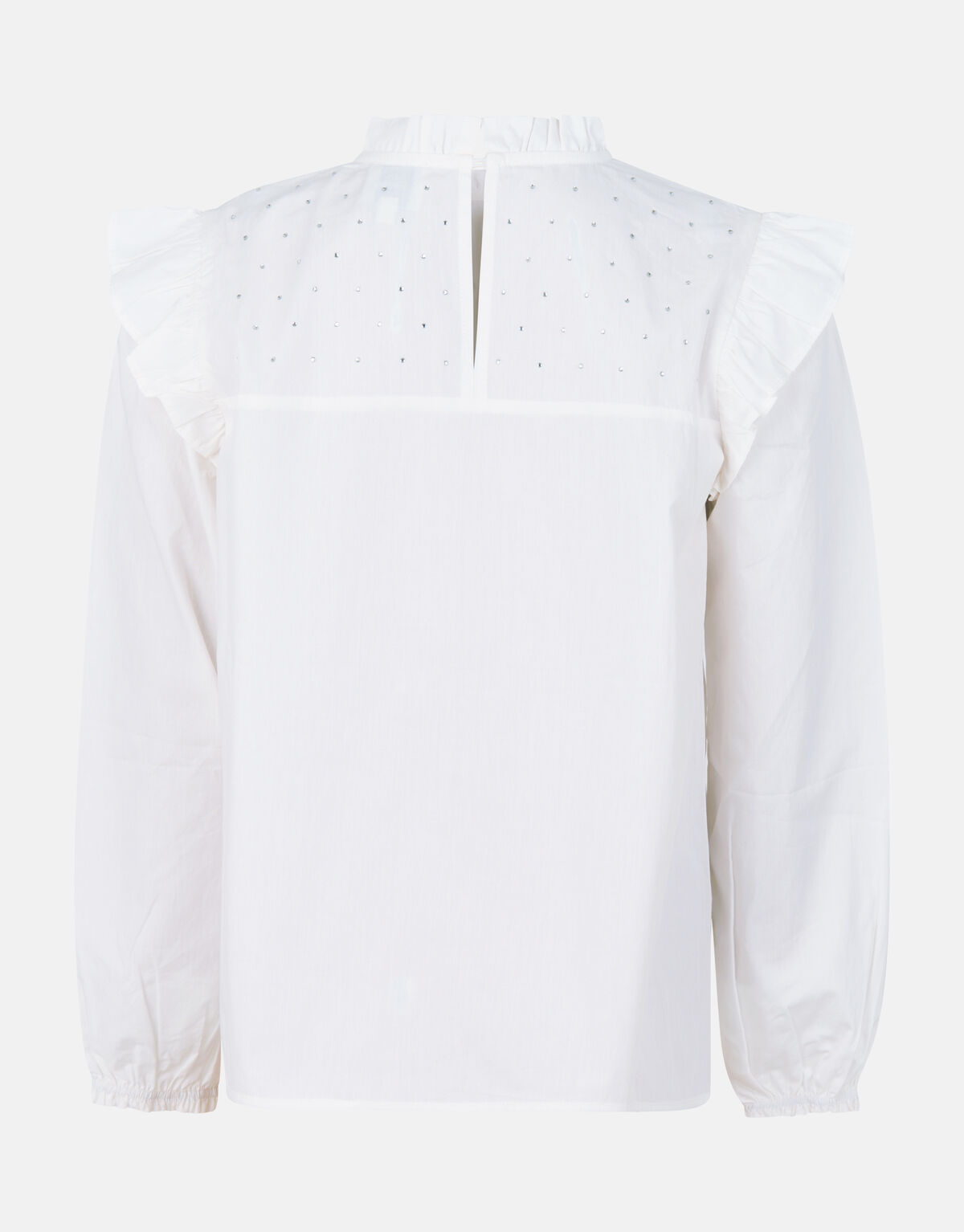 Strass Blouse Wit SHOEBY GIRLS