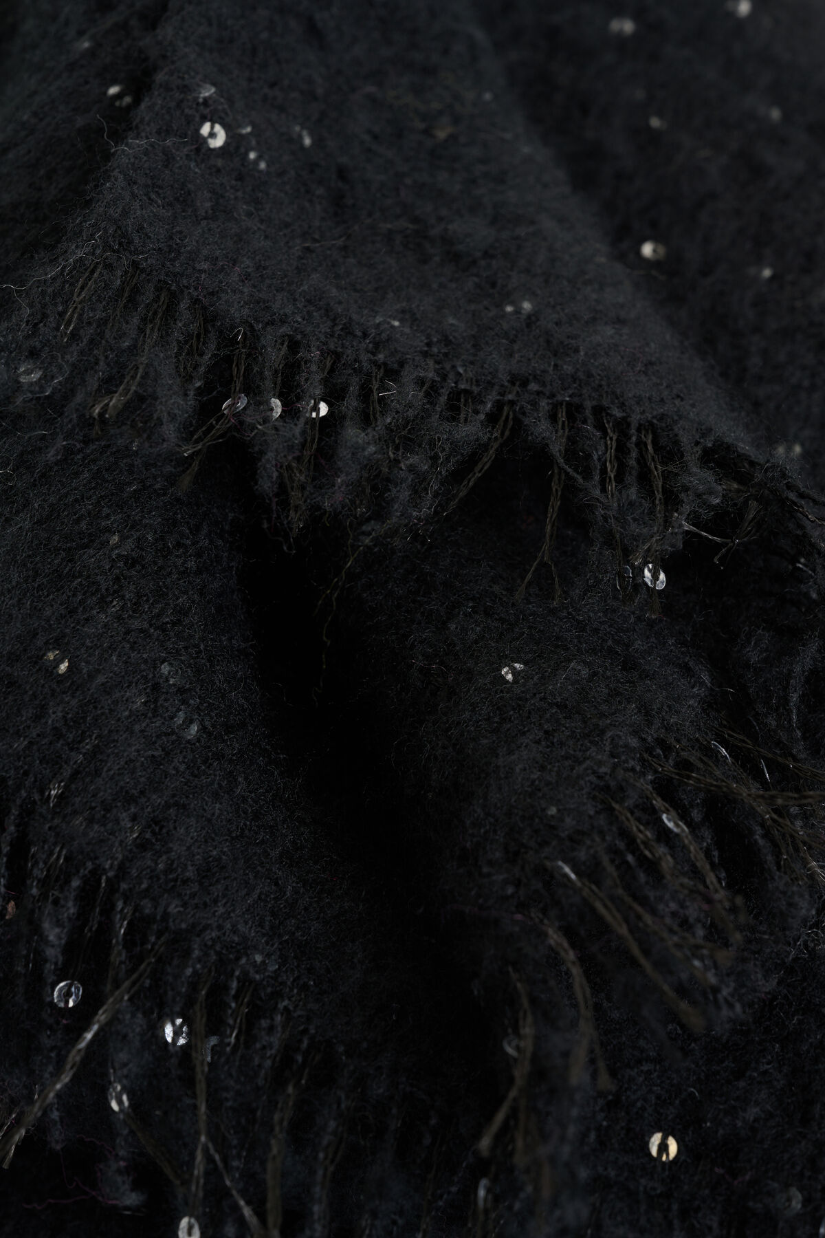 Pailletten Sjaal Zwart SHOEBY ACCESSOIRES