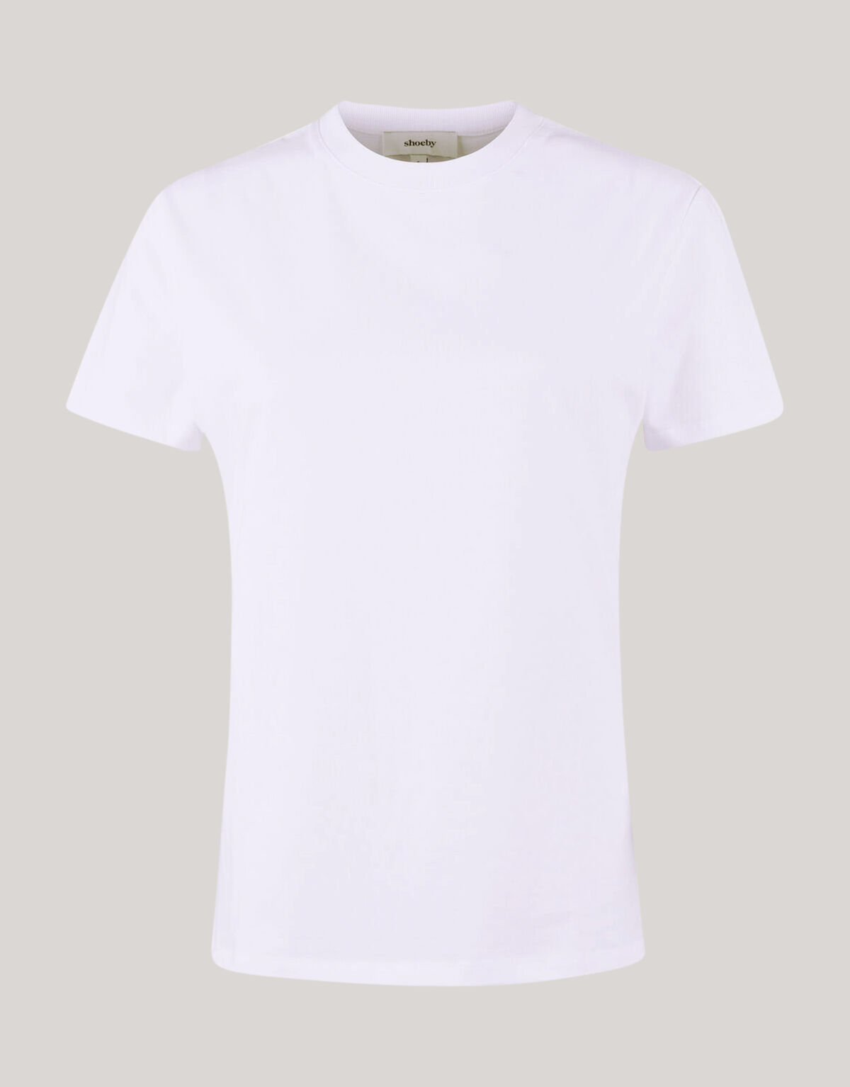 Basis T-shirt Wit SHOEBY WOMEN