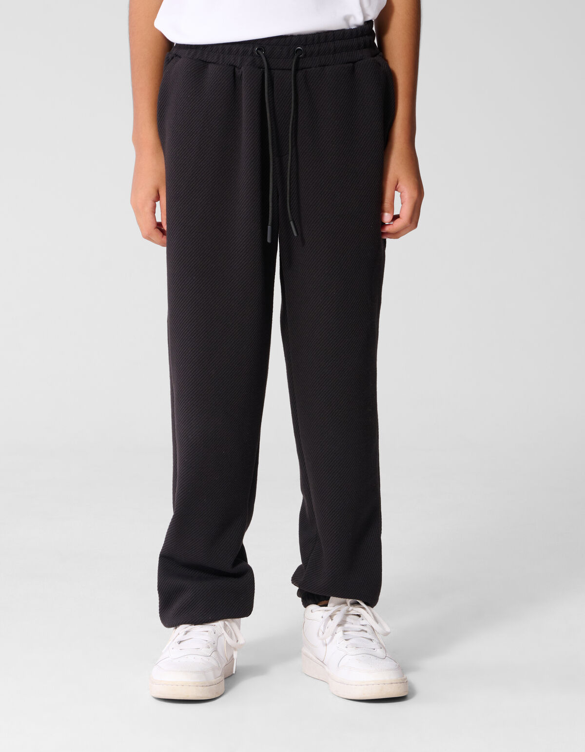 Relaxed Fit Broek Zwart SHOEBY BOYS