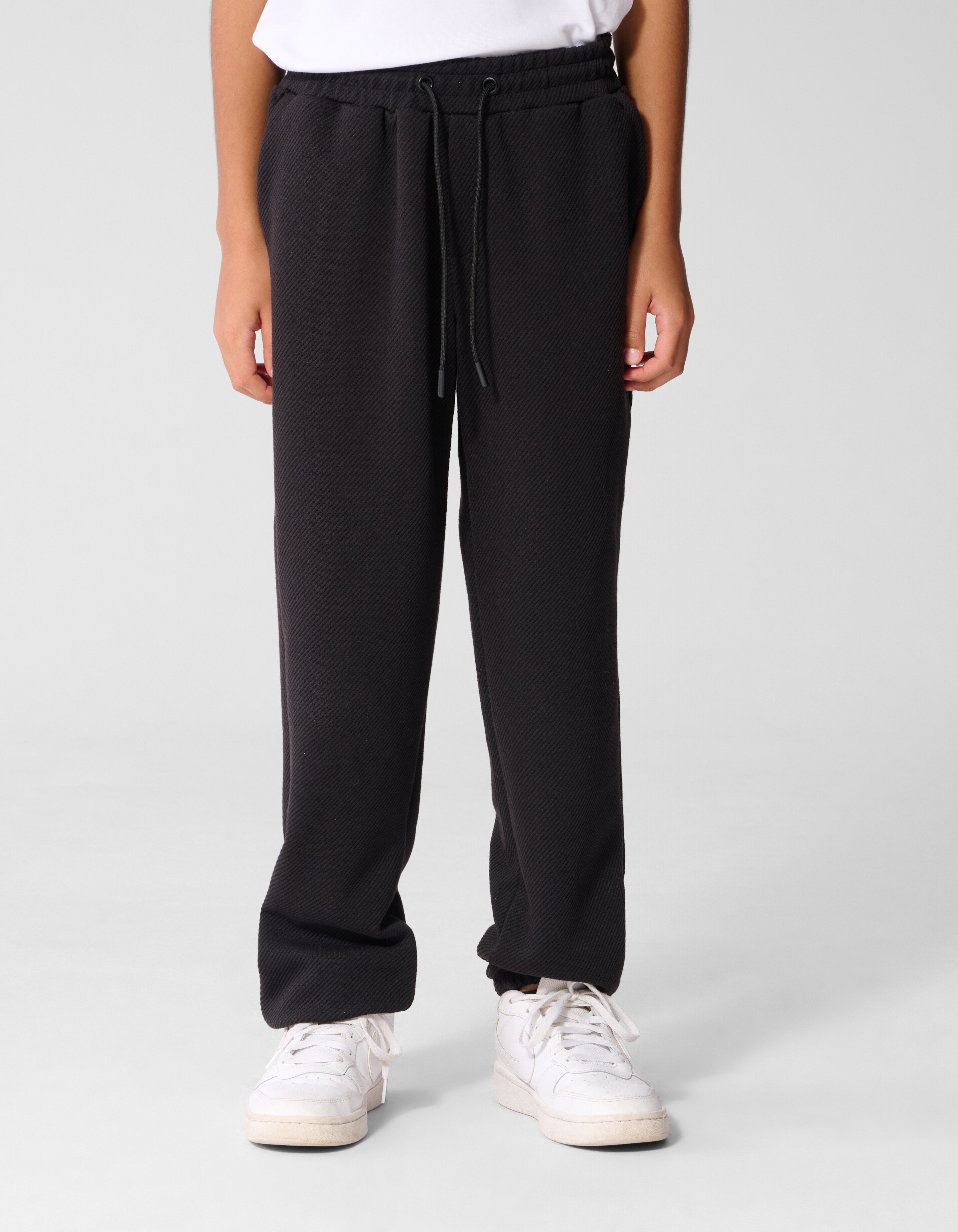 Relaxed Fit Broek Zwart SHOEBY BOYS