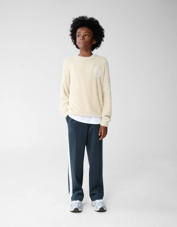 Artwork Knit Sweater Zand SHOEBY BOYS