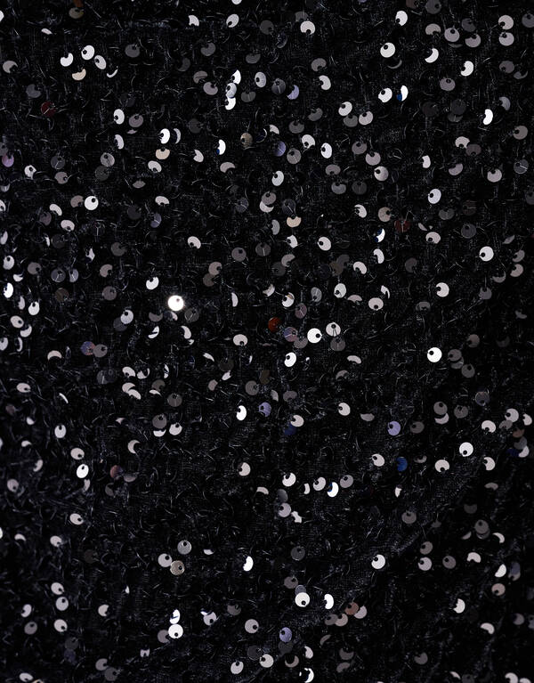 Sequin Waterval Top Zwart SHOEBY WOMEN