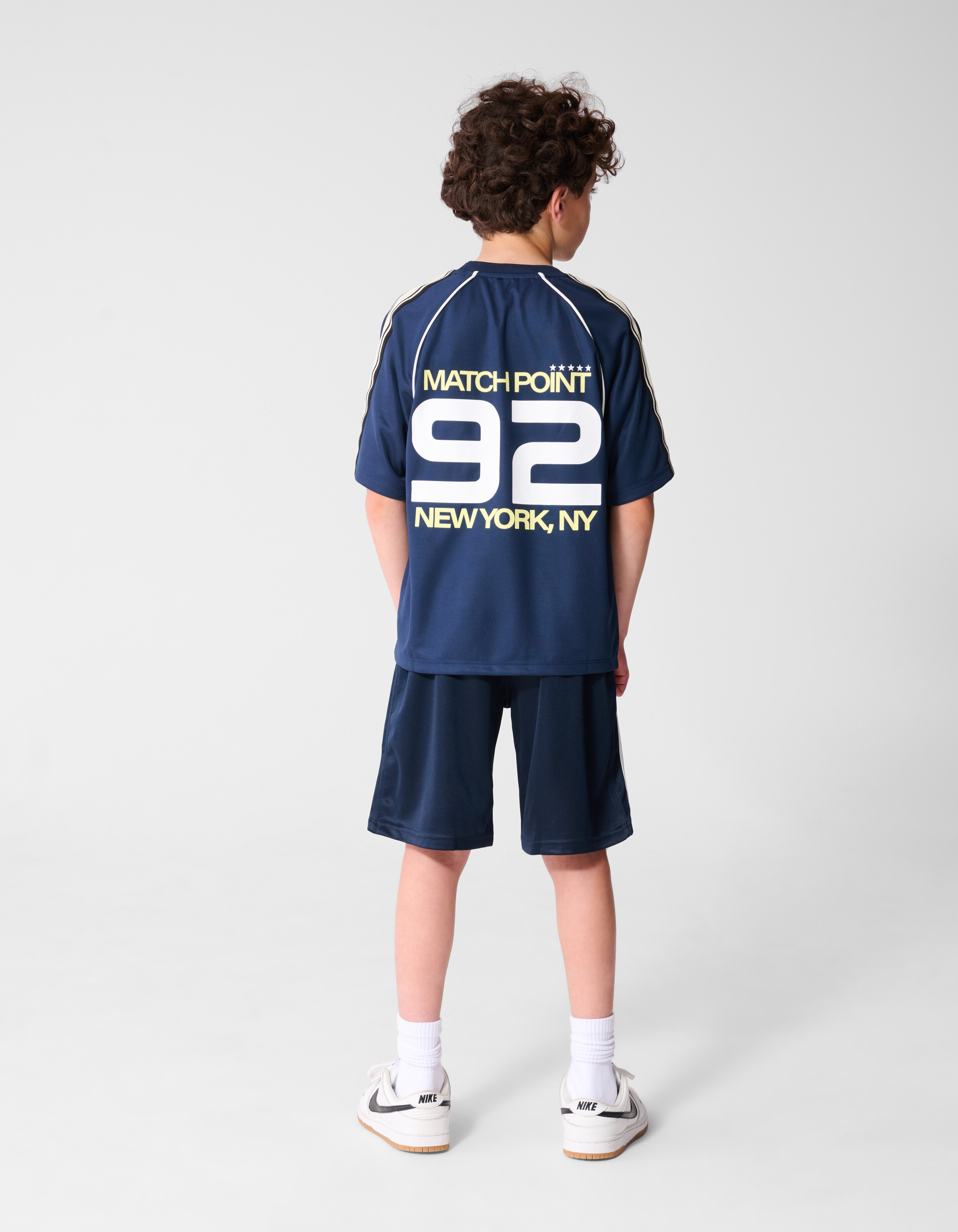 Sporty Stripe Short Donkerblauw SHOEBY BOYS