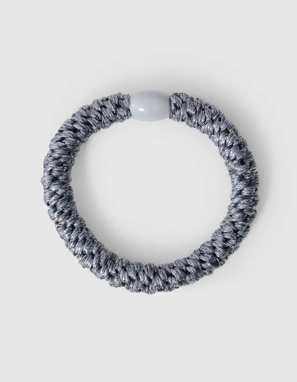 Lurex Haarelastiek Zilver SHOEBY ACCESSOIRES