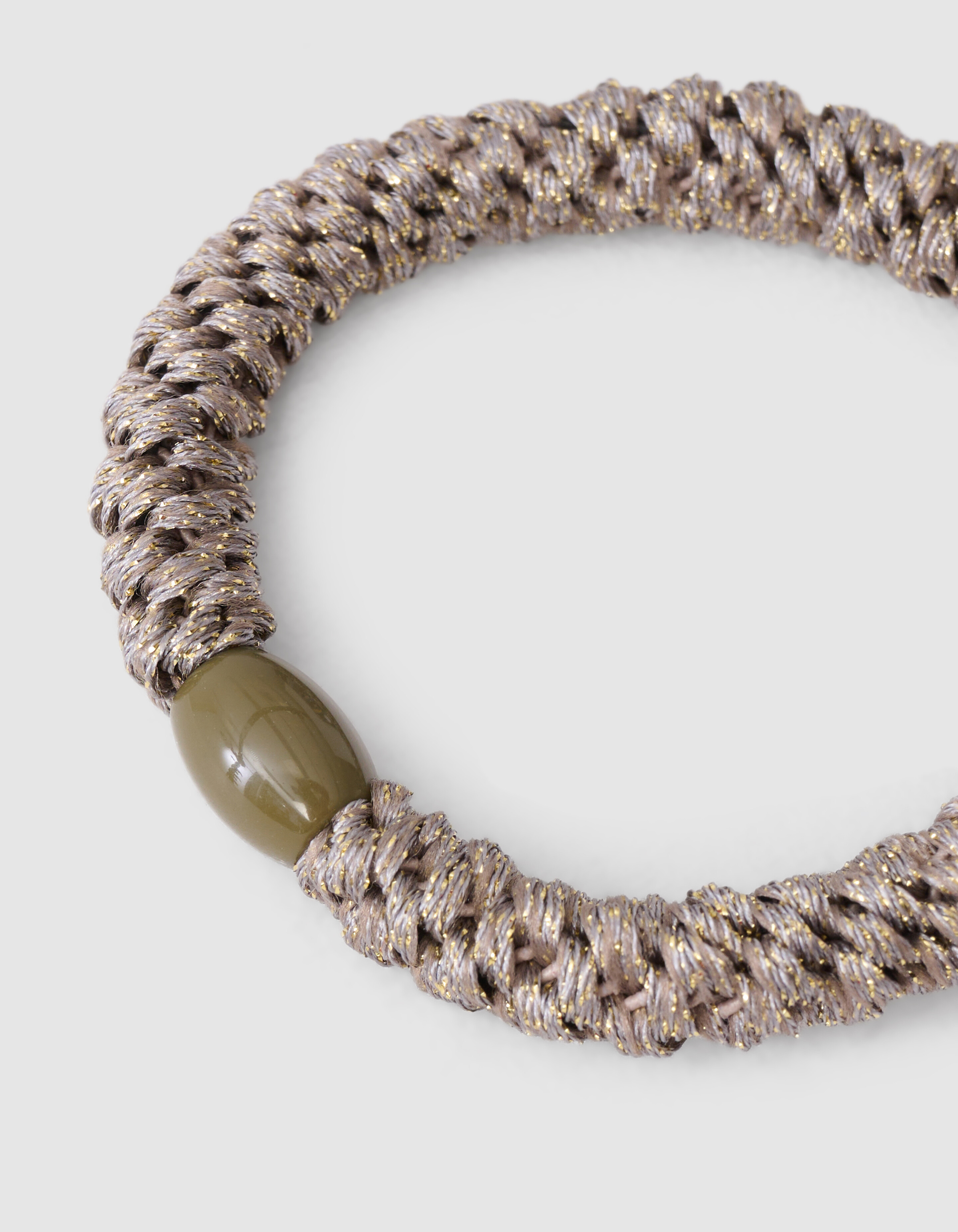 Lurex Haarelastiek Beige/ Bruin SHOEBY ACCESSOIRES