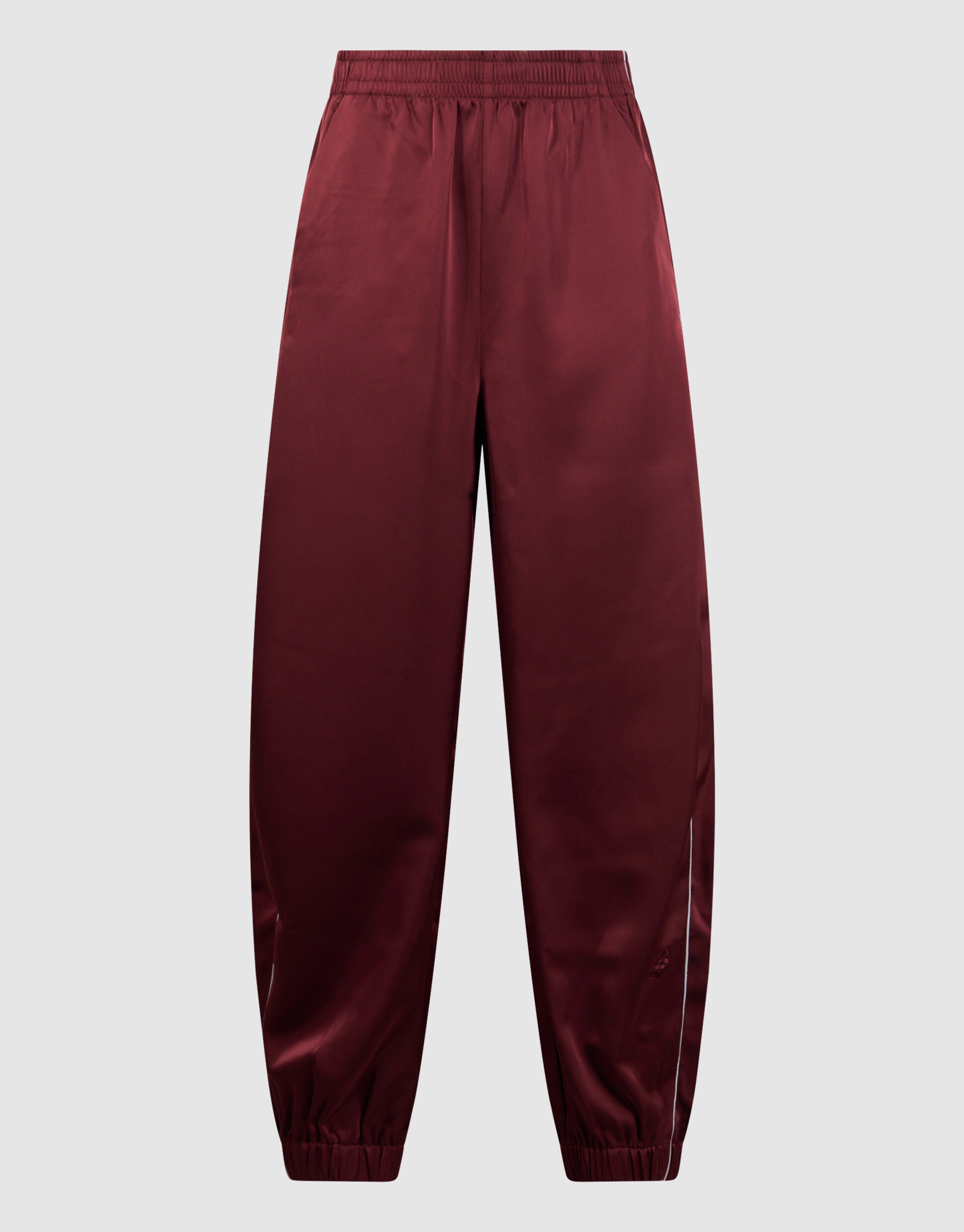 Satijnen Contrast Jogger Donkerrood SHOEBY WOMEN
