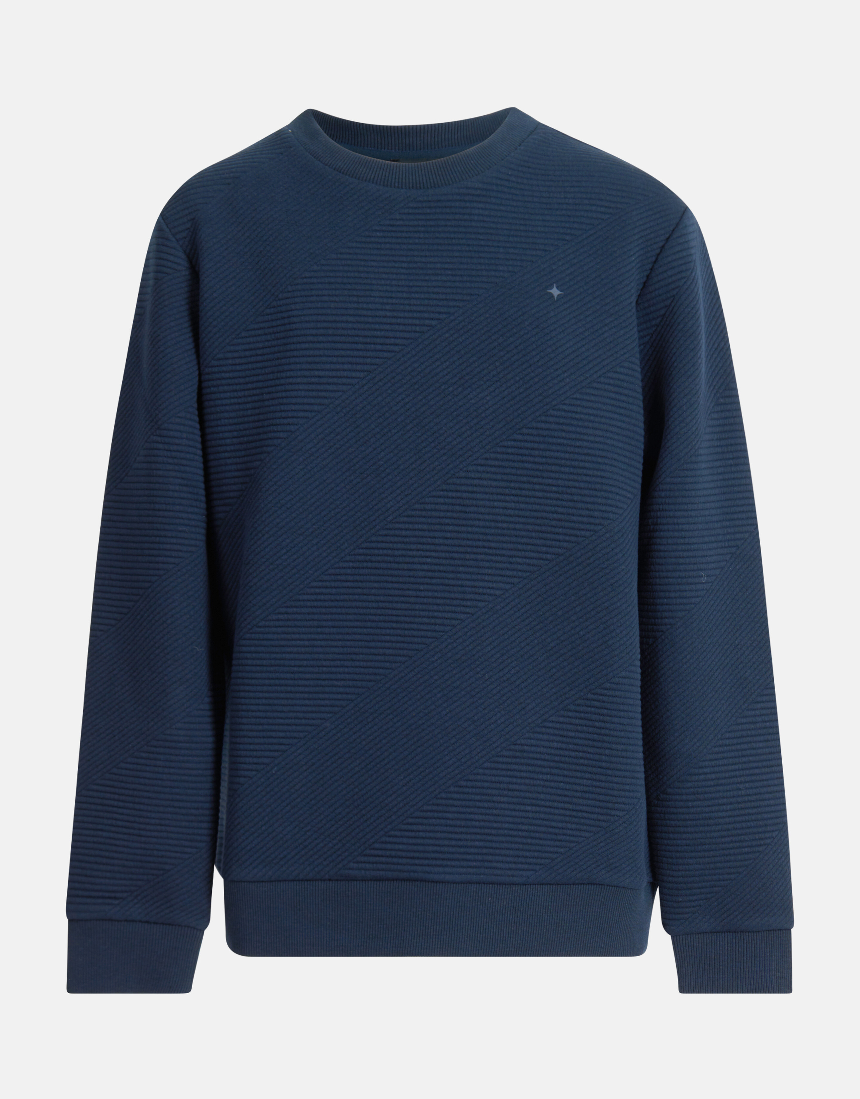 Structuur Sweater Donkerblauw SHOEBY BOYS