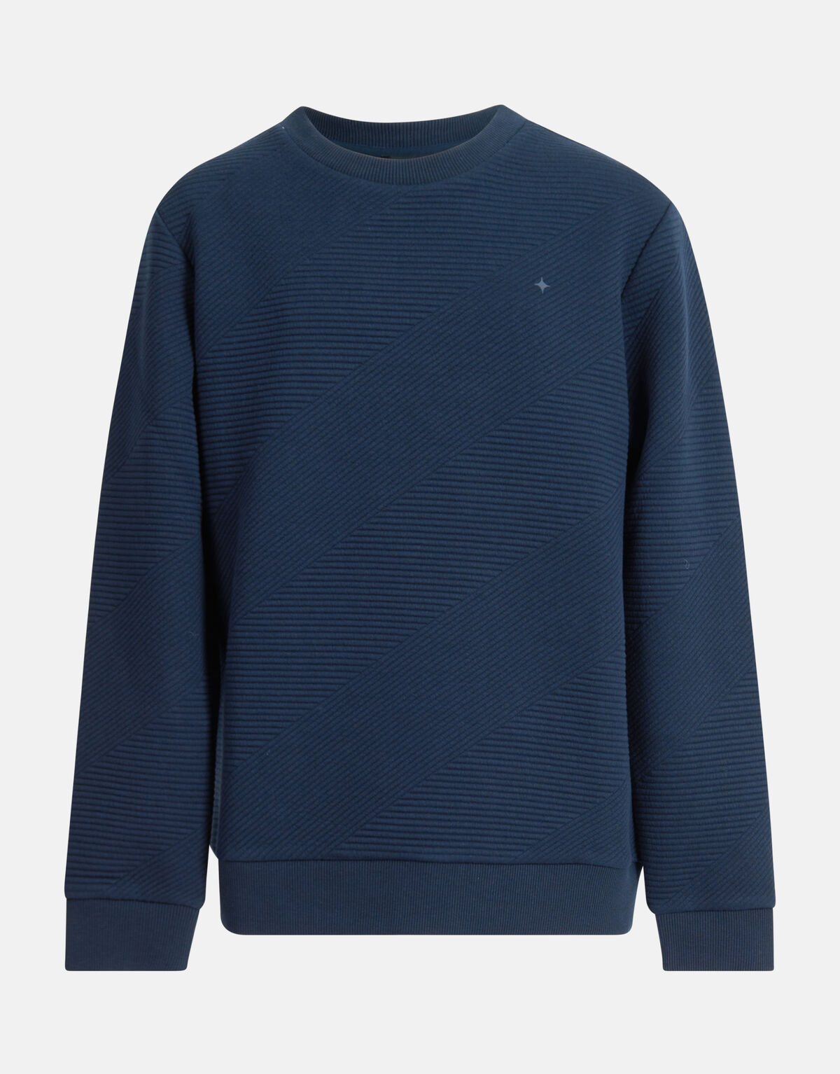 Structuur Sweater Donkerblauw SHOEBY BOYS