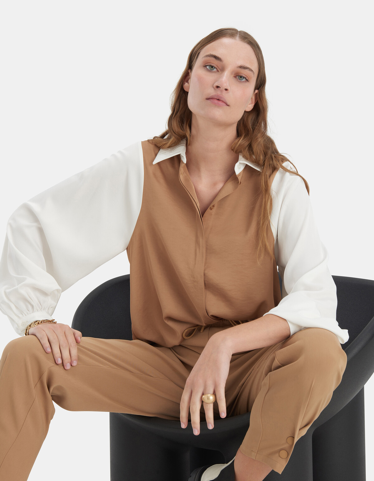 Colourblock Blouse by Mieke