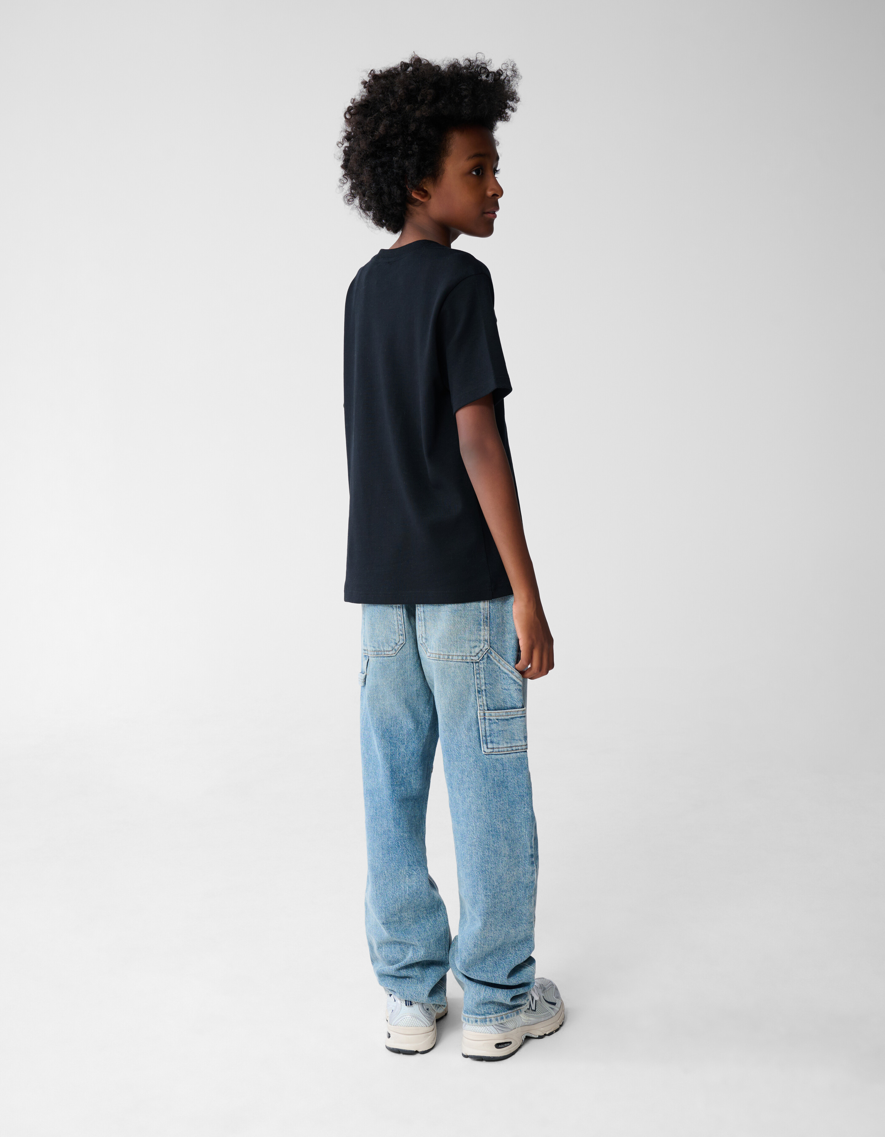 Carpenter Straight Fit Jeans Blauw SHOEBY BOYS