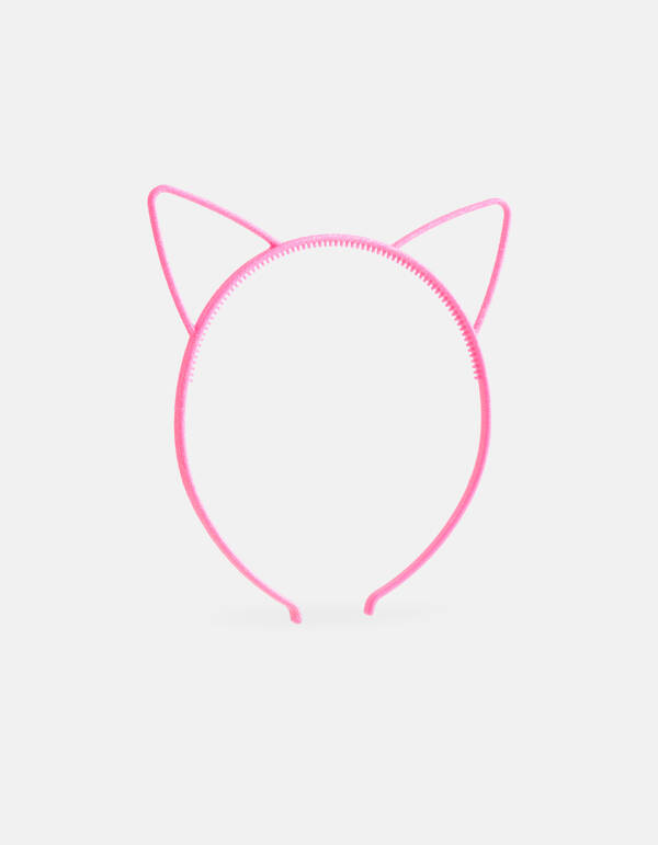 Glitter Katten Haarband Roze SHOEBY ACCESSOIRES