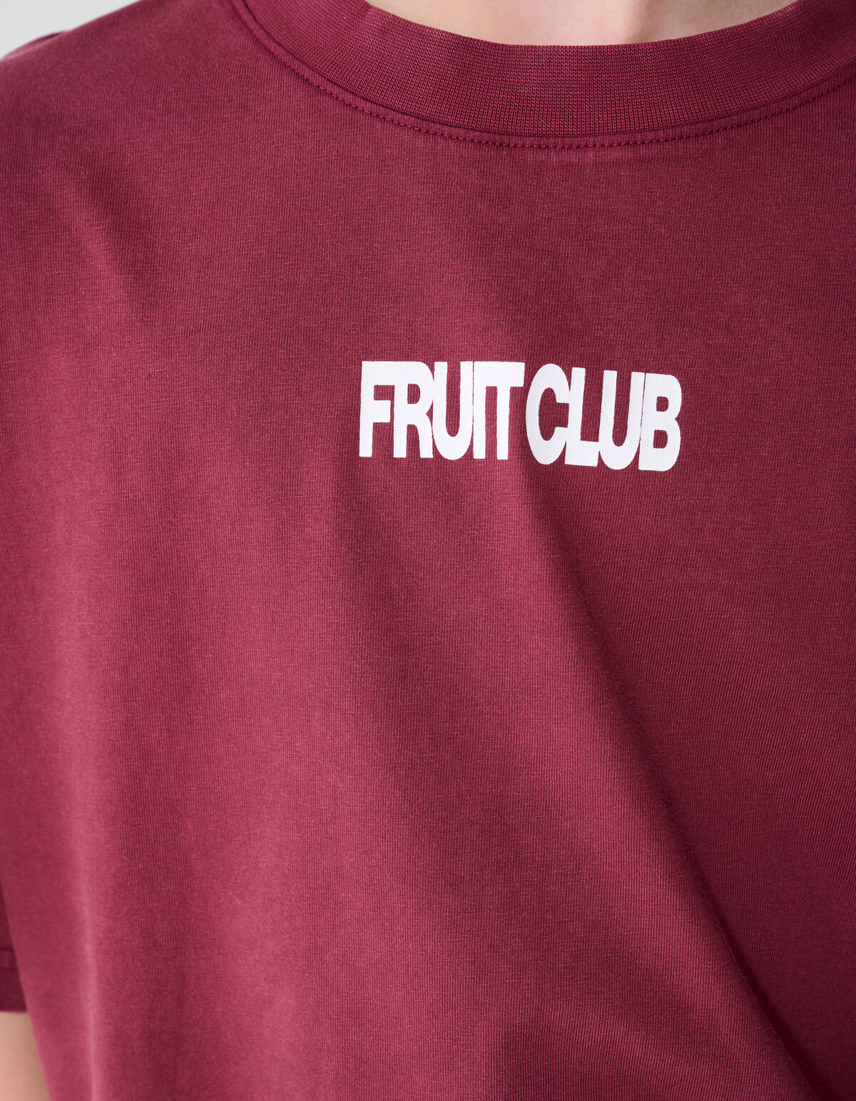 Fruit Club Artwork T-shirt Donkerrood SHOEBY BOYS