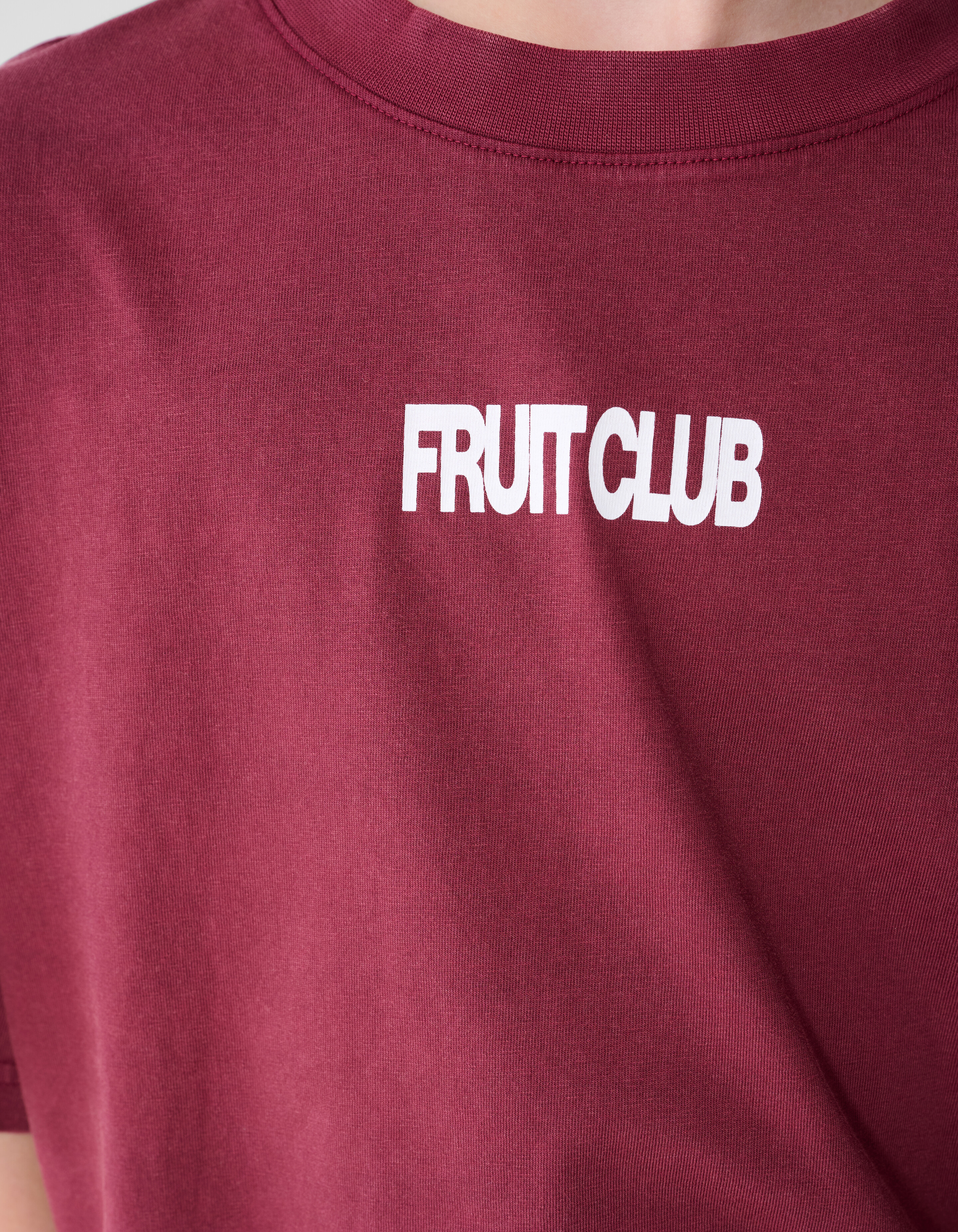 Fruit Club Artwork T-shirt Donkerrood SHOEBY BOYS