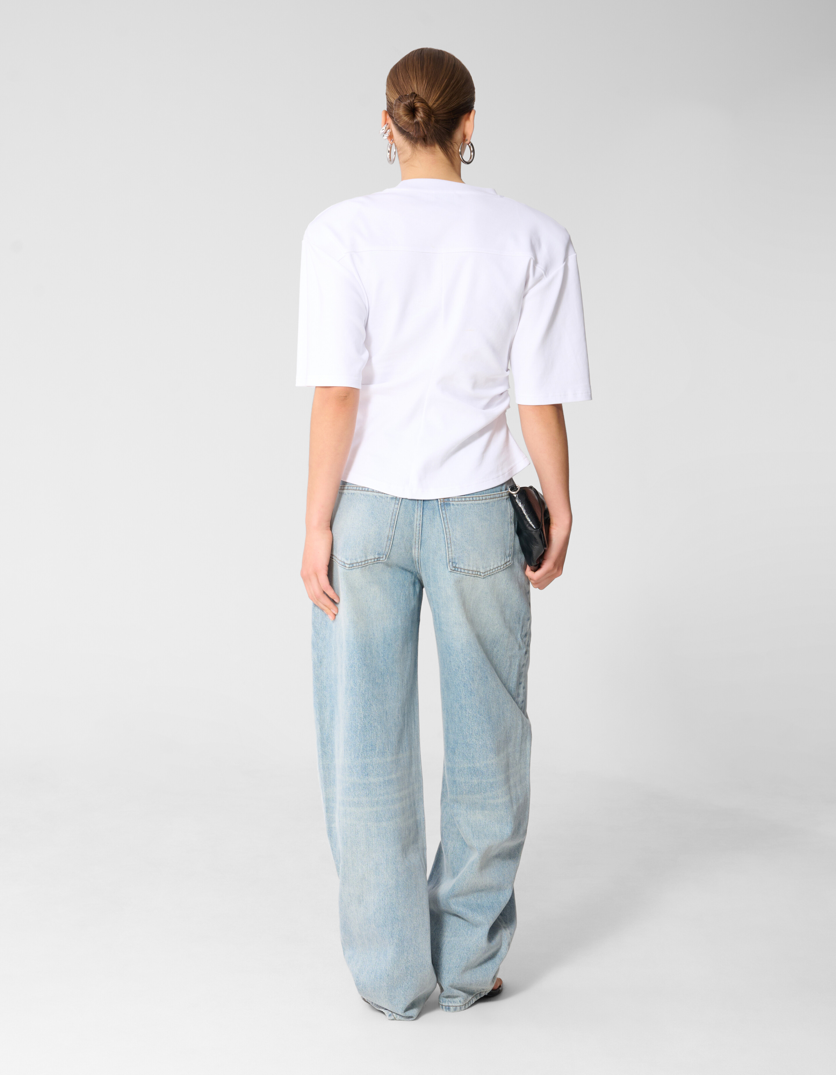 Heavy Barrel Fit Jeans Lichtblauw SHOEBY WOMEN