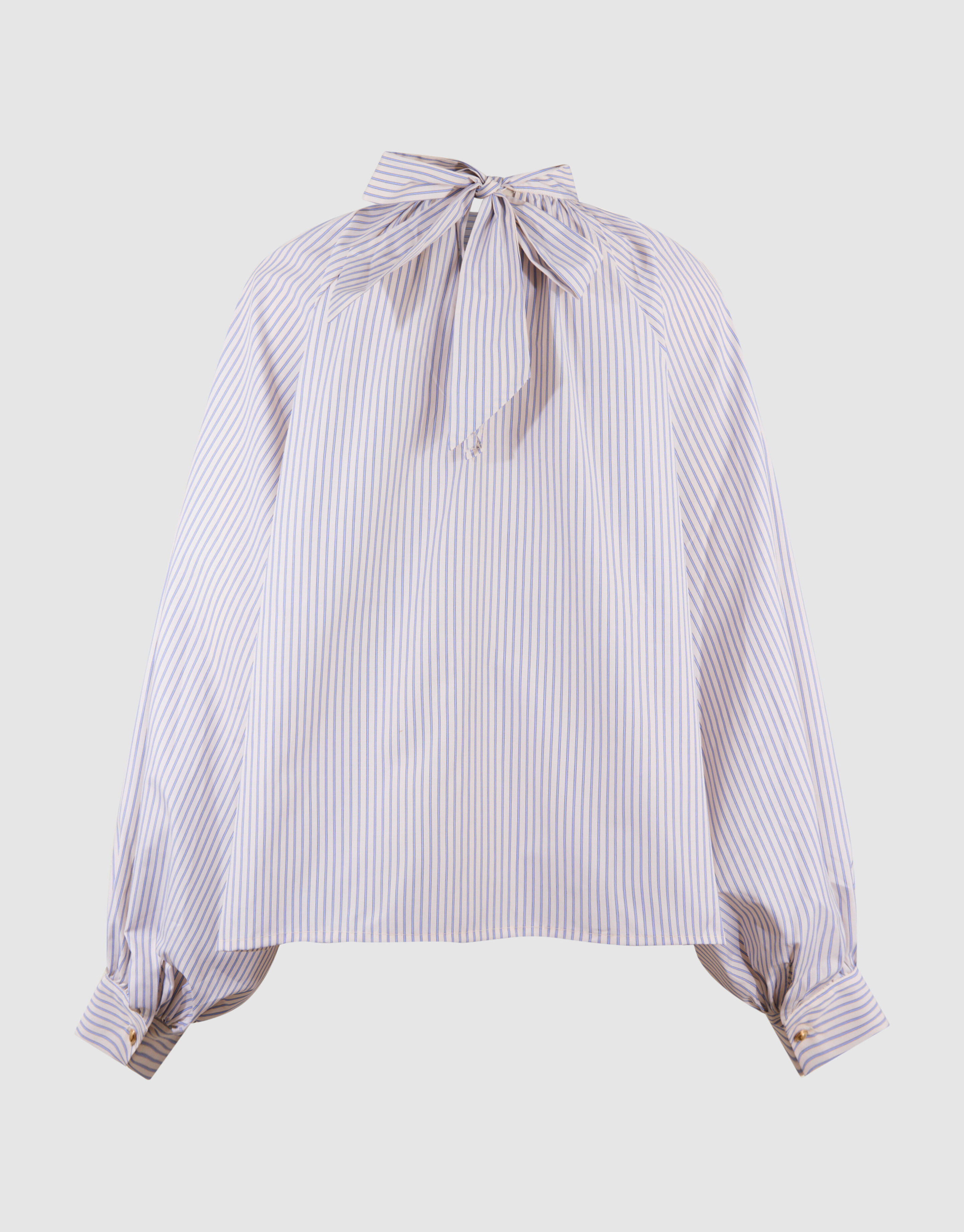 Stripe Strik Blouse Blauw SHOEBY WOMEN