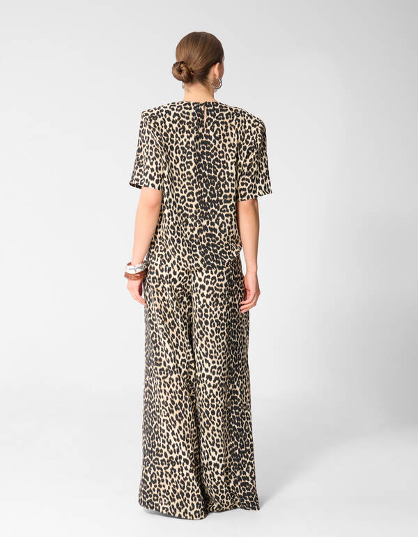Leopard Twist Top Bruin SHOEBY WOMEN