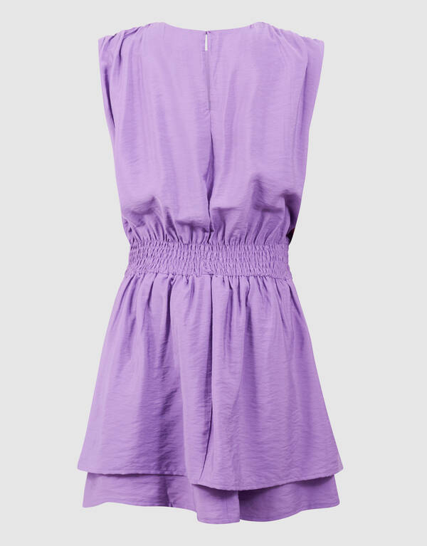 Smock Mini Jurk Paars SHOEBY GIRLS