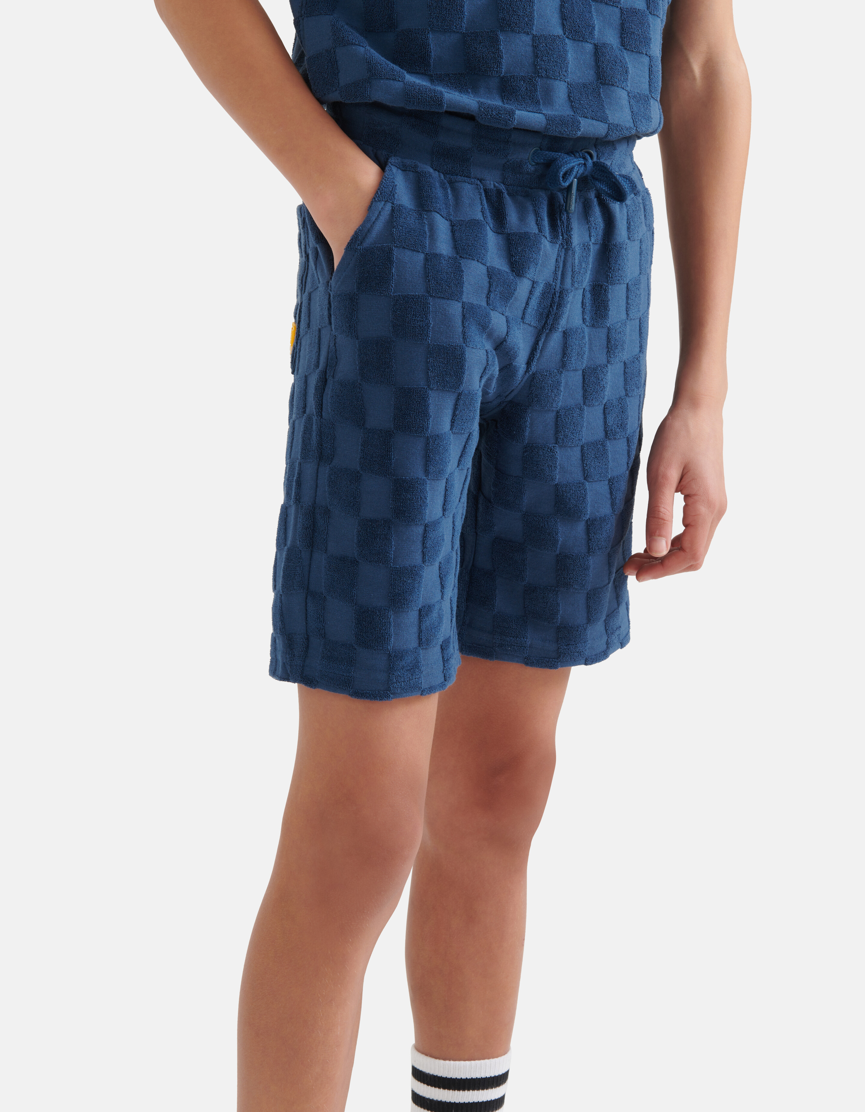 Badstof Short Donkerblauw SHOEBY BOYS