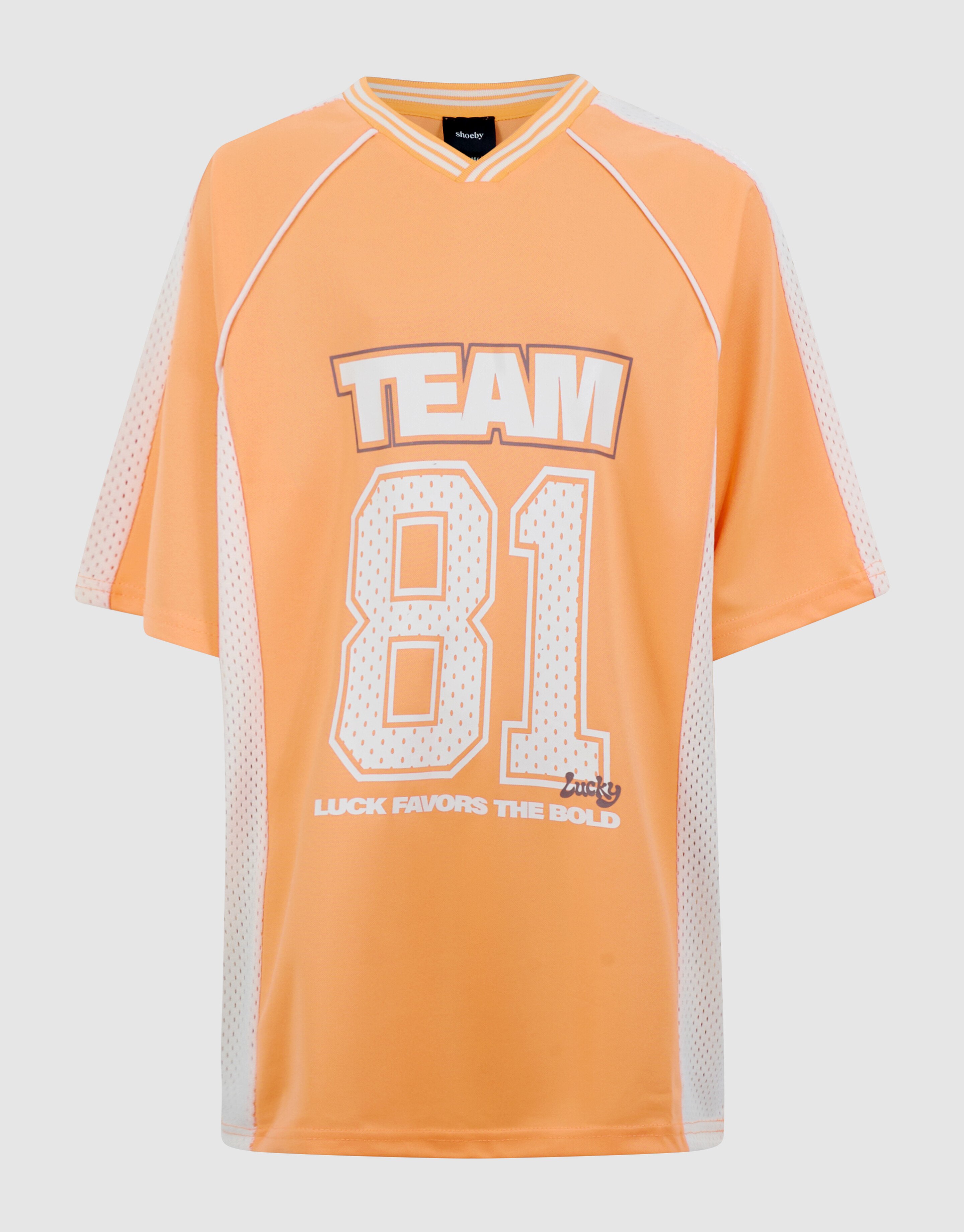Baseball T-shirt Oranje SHOEBY BOYS