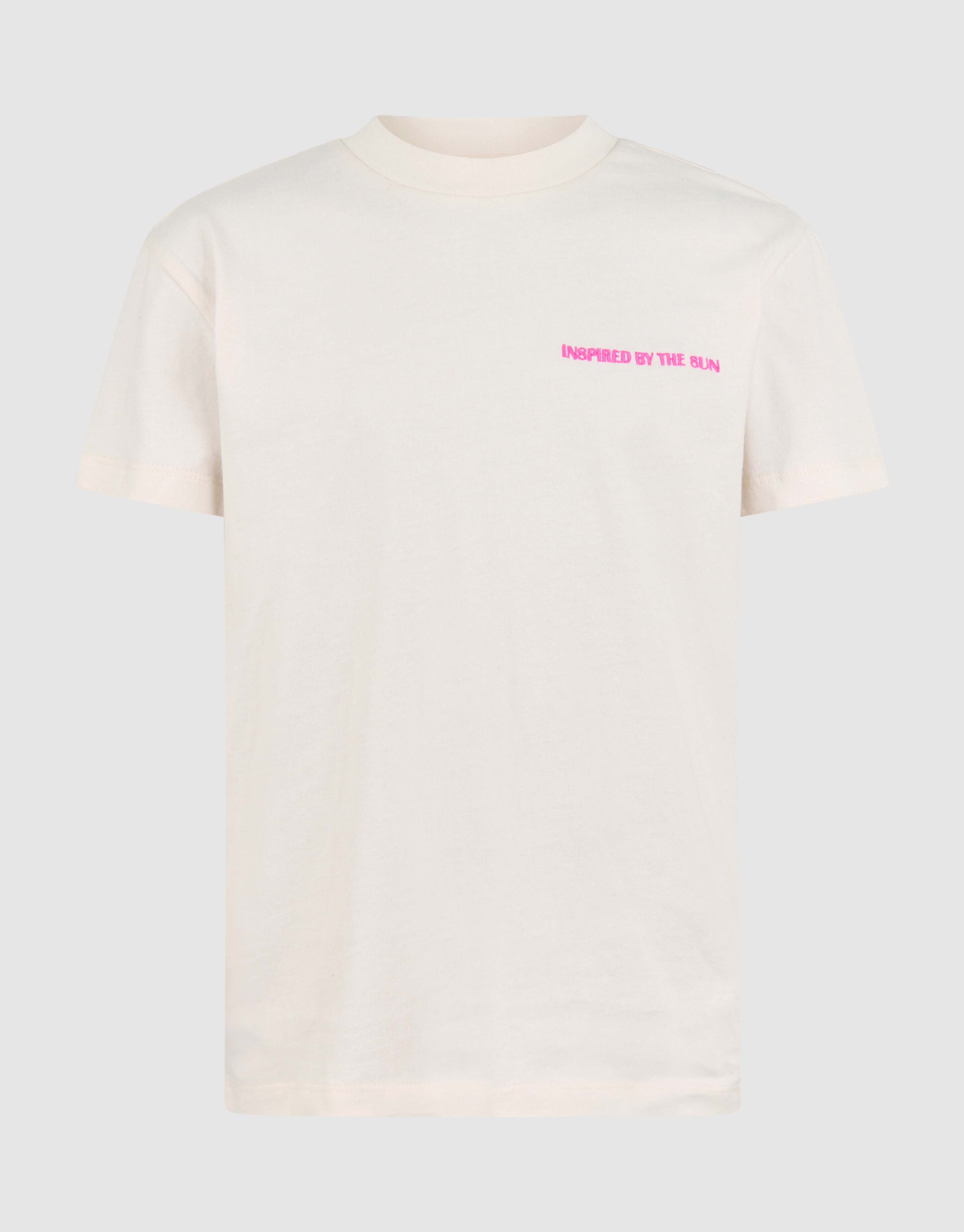 Tropical Artwork T-shirt Gebroken Wit By Lizzy SHOEBY GIRLS