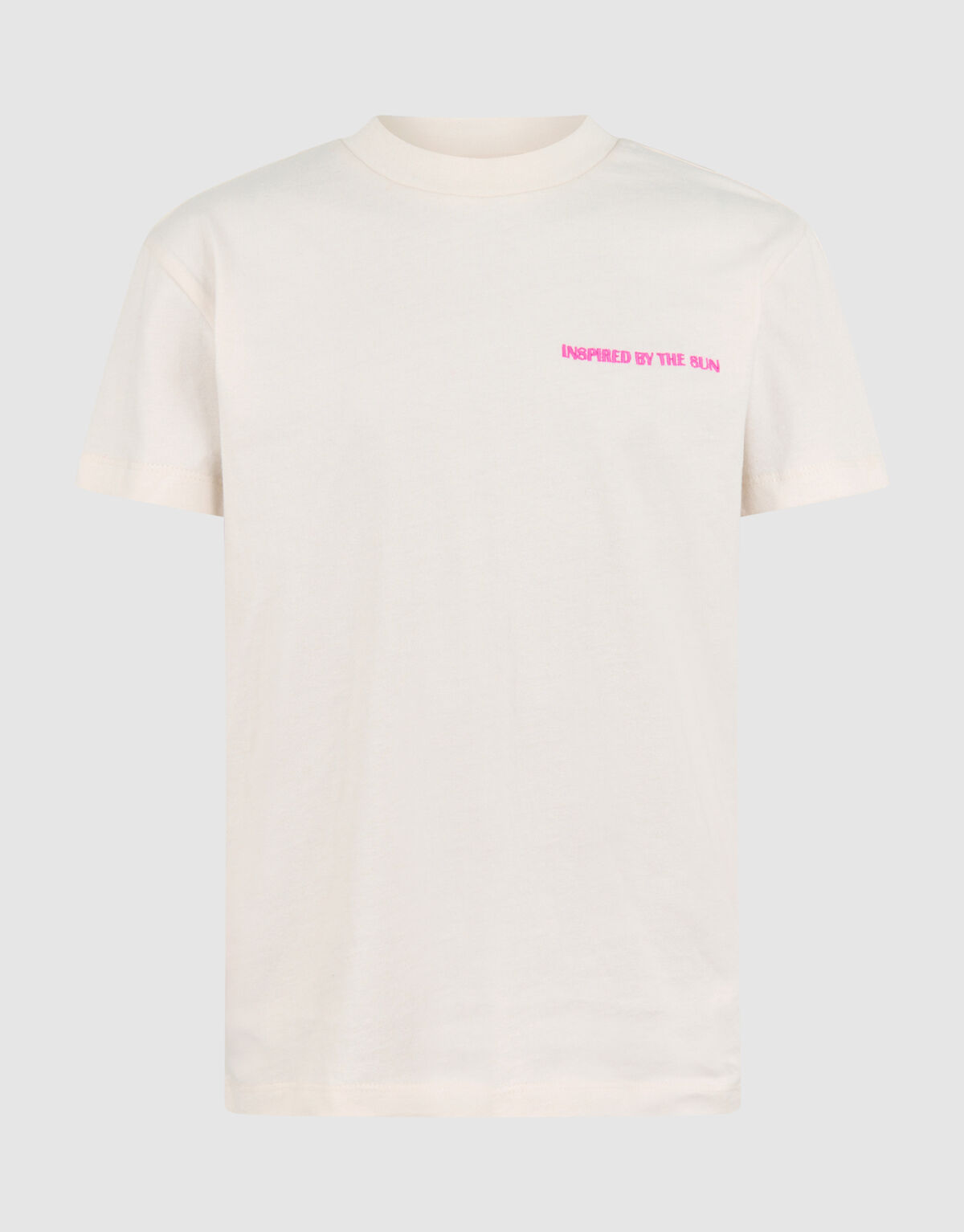 Tropical Artwork T-shirt Gebroken Wit SHOEBY GIRLS