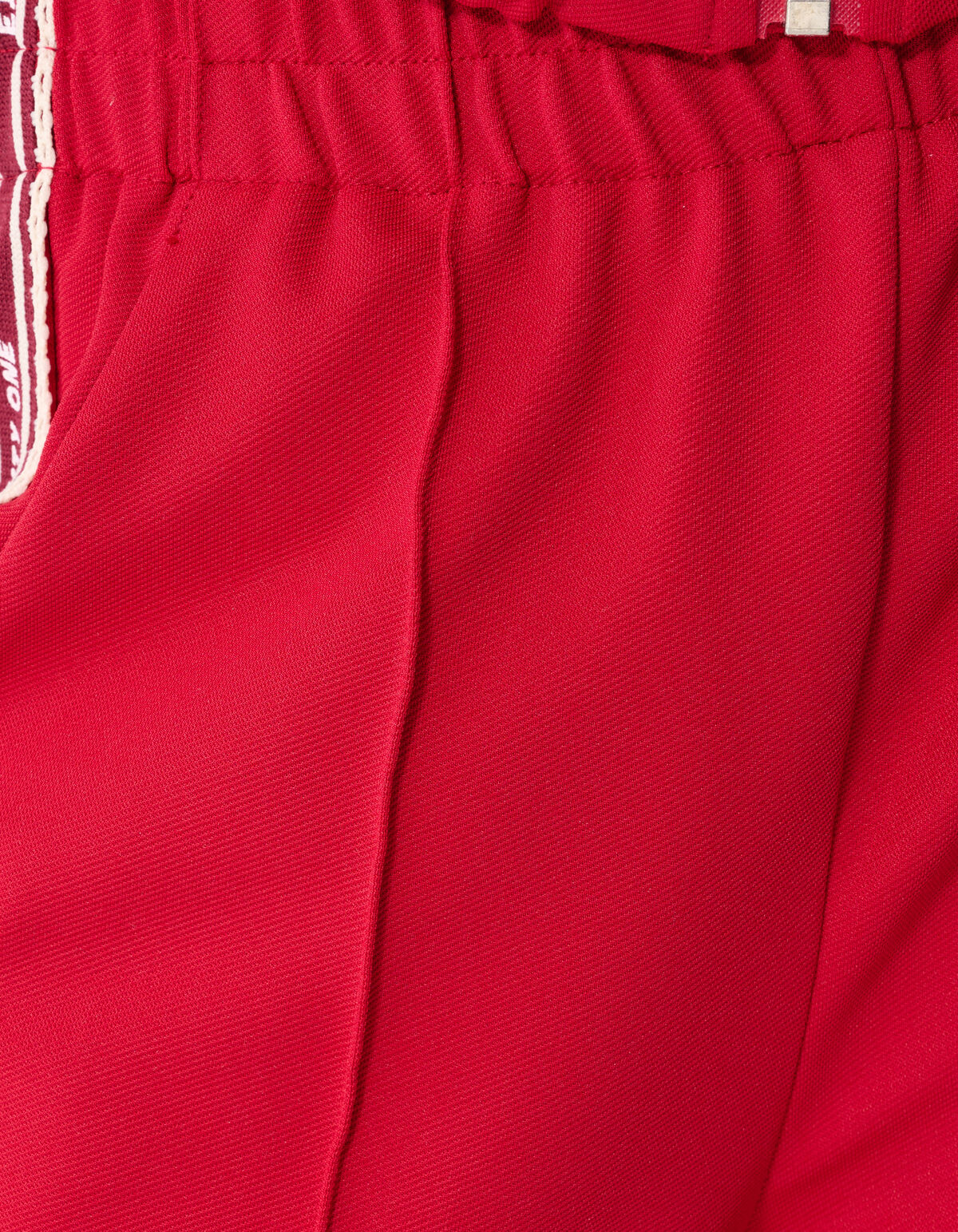 Tape Wide Leg Fit Broek Rood SHOEBY GIRLS