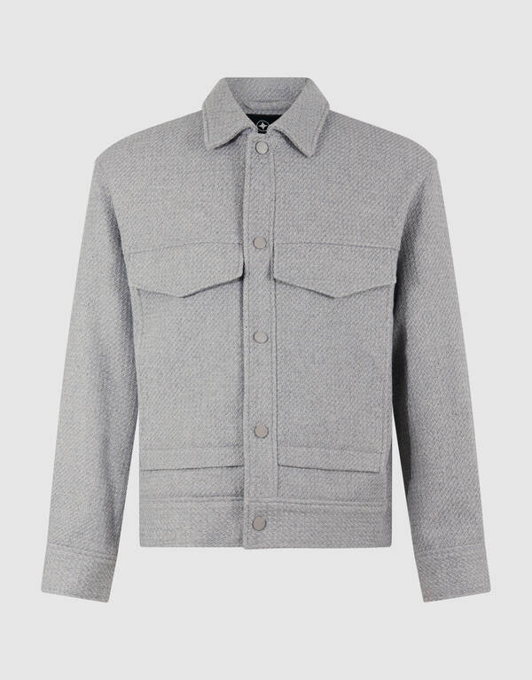 Wol Mix Jack Grijs SHOEBY MEN