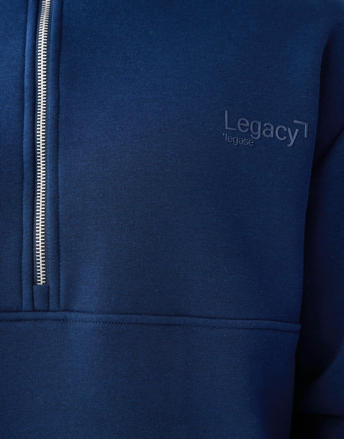 Zipper Sweater Donkerblauw SHOEBY MEN