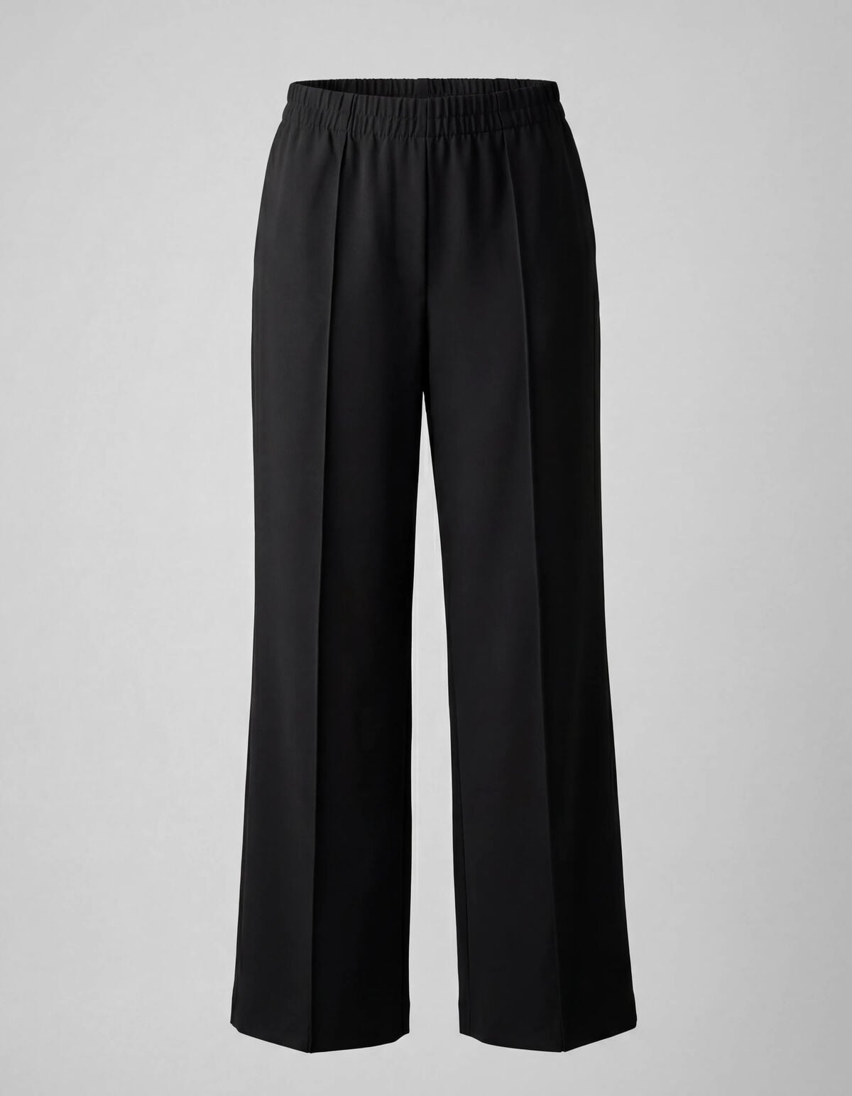 Wide Leg Broek Zwart SHOEBY WOMEN