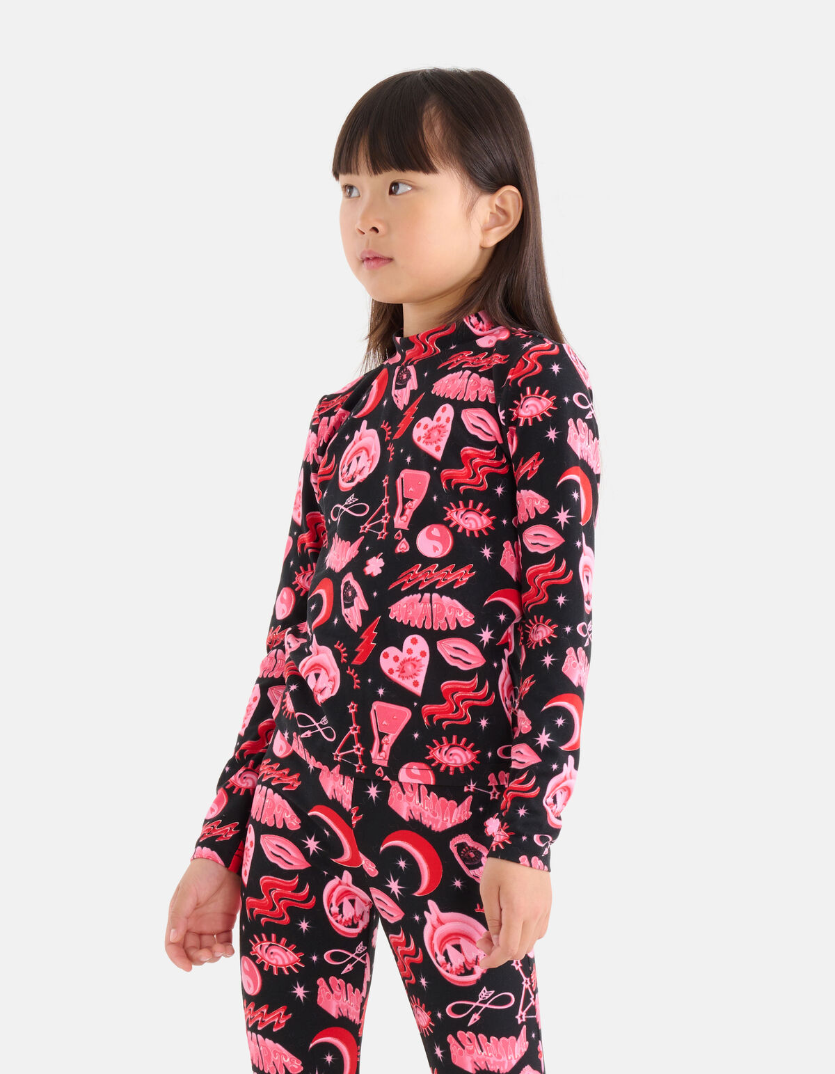 Printed Top Roze SHOEBY GIRLS