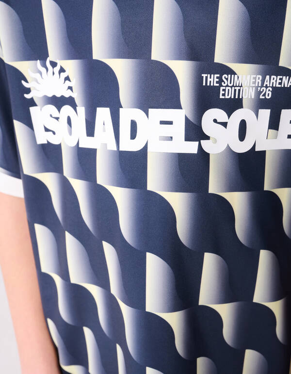 Sporty Text T-shirt Donkerblauw SHOEBY BOYS